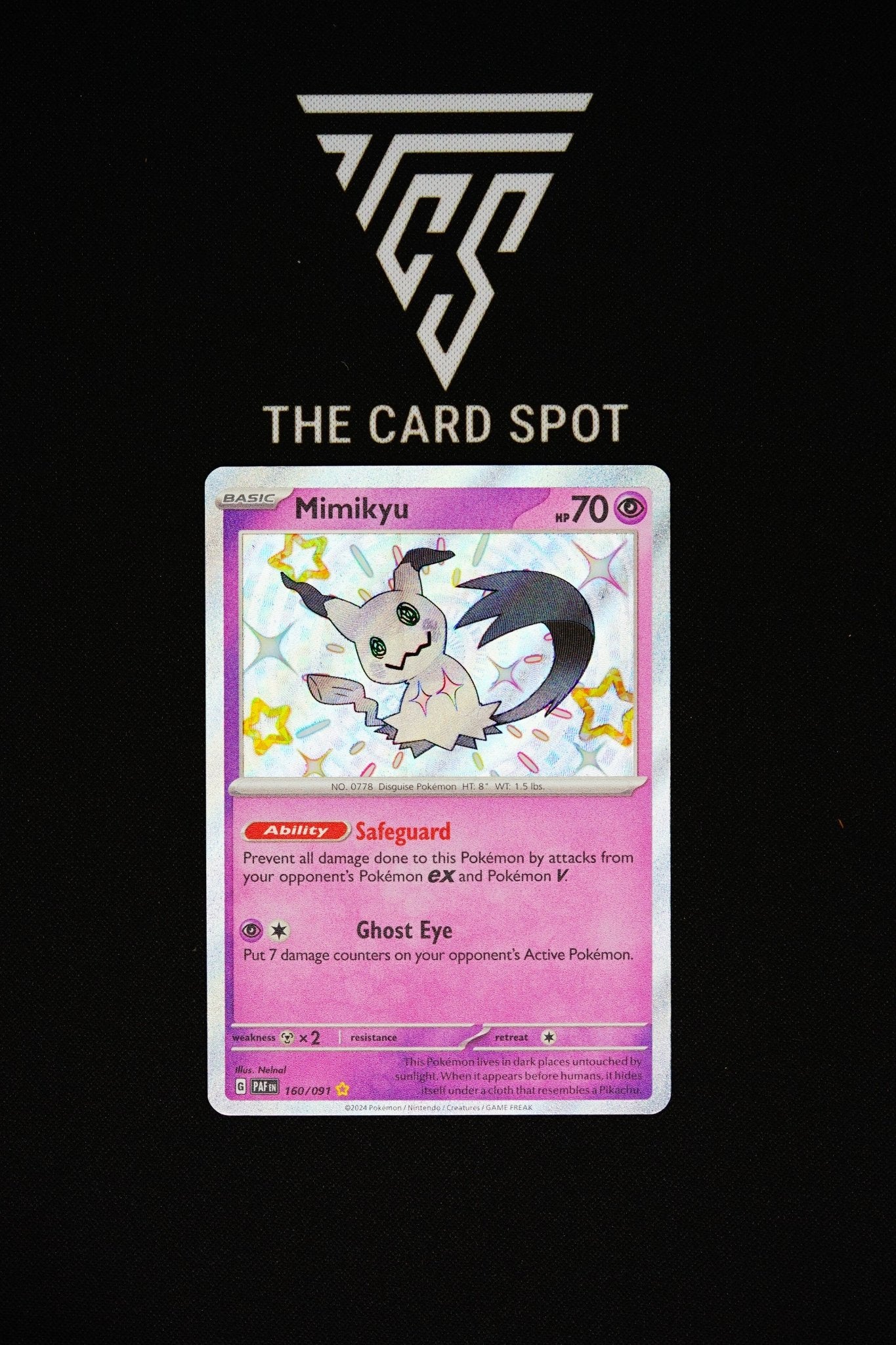 160/091 - Mimikyu - Pokemon TCG THE CARD SPOT PTY LTD. 160/091 - Mimikyu - Pokemon TCG THE CARD SPOT PTY LTD.