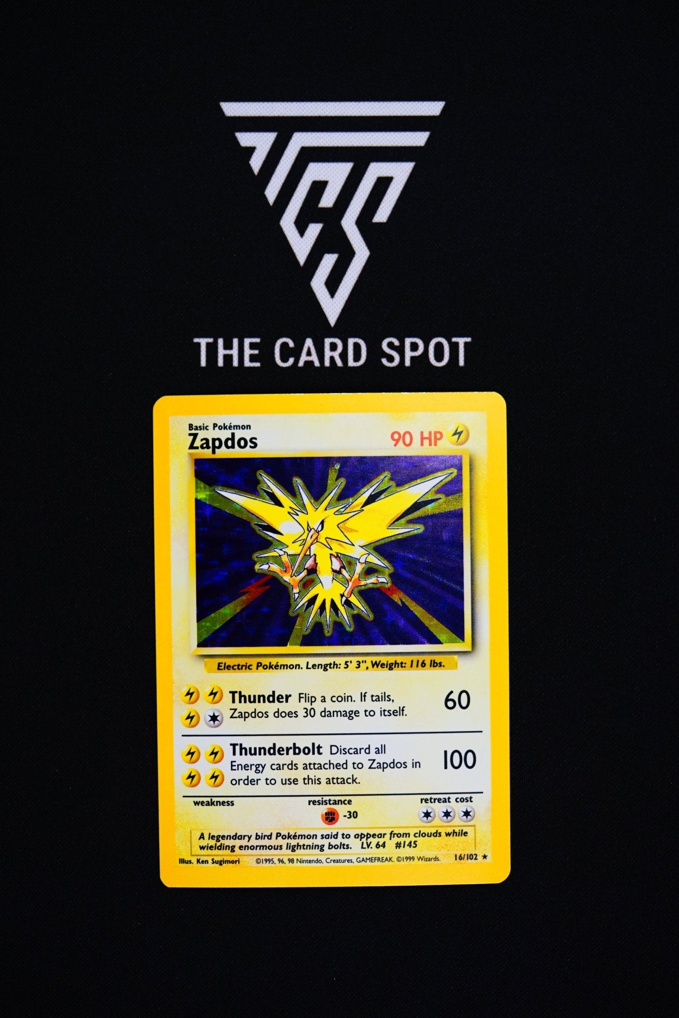 16/102 - Zapdos Holo - Pokemon TCG - THE CARD SPOT PTY LTD.