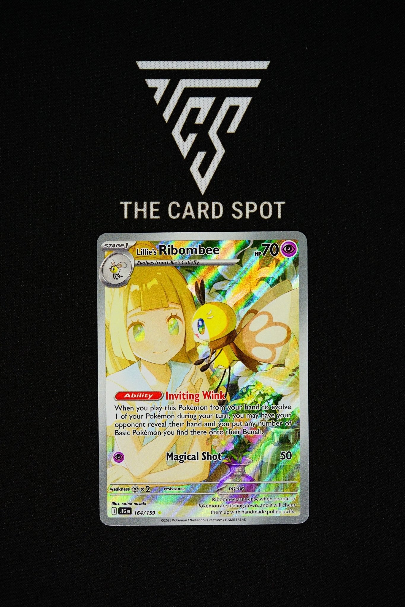 164/159 Lillie's Ribombee - Pokemon TCG THE CARD SPOT PTY LTD. 164/159 Lillie's Ribombee - Pokemon TCG THE CARD SPOT PTY LTD.