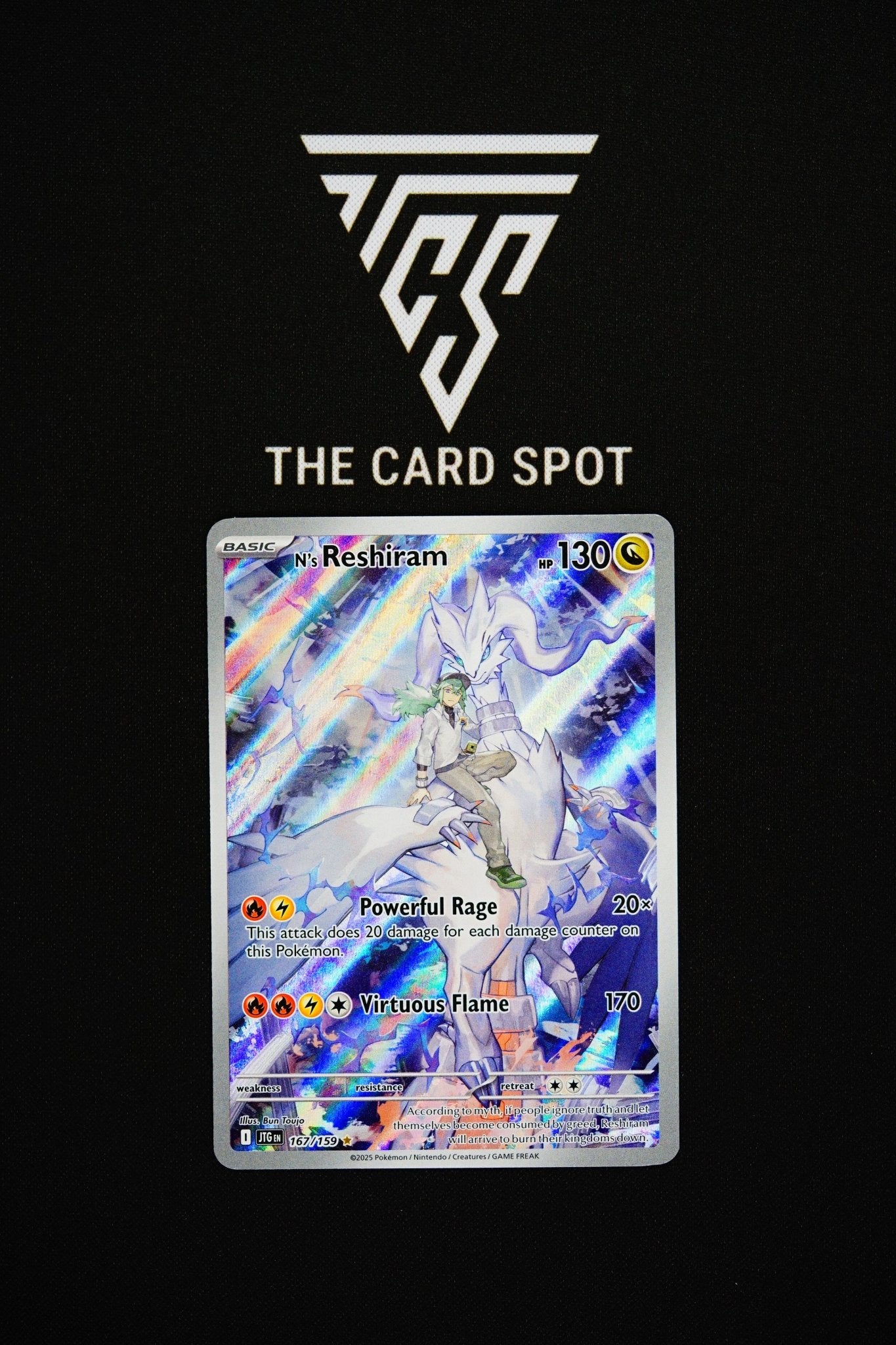 167/159 N's Reshiram - Pokemon TCG THE CARD SPOT PTY LTD. 167/159 N's Reshiram - Pokemon TCG THE CARD SPOT PTY LTD.