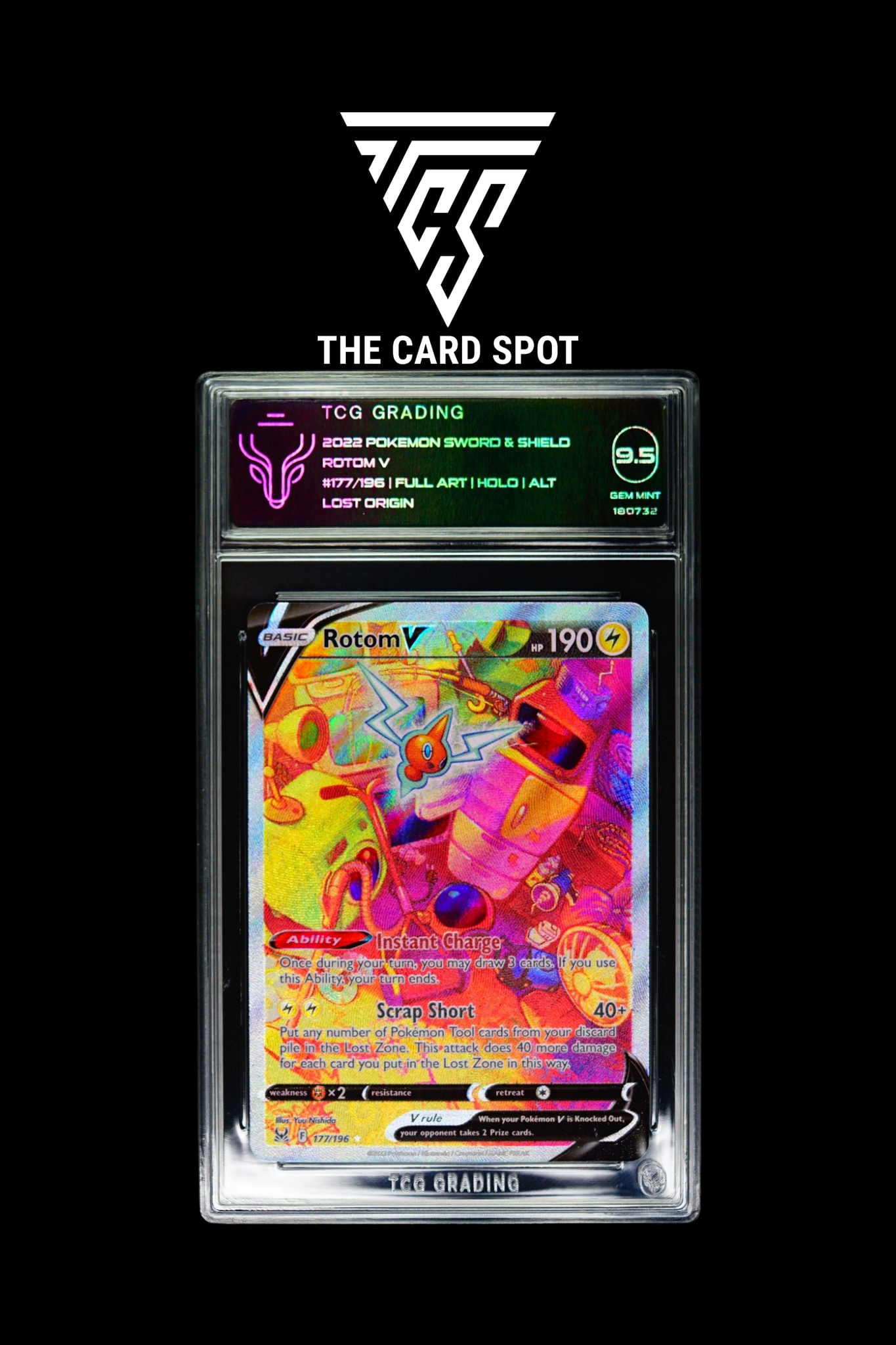 177/196 - Rotom V TCG 9.5 - Pokemon TCG - THE CARD SPOT PTY LTD.