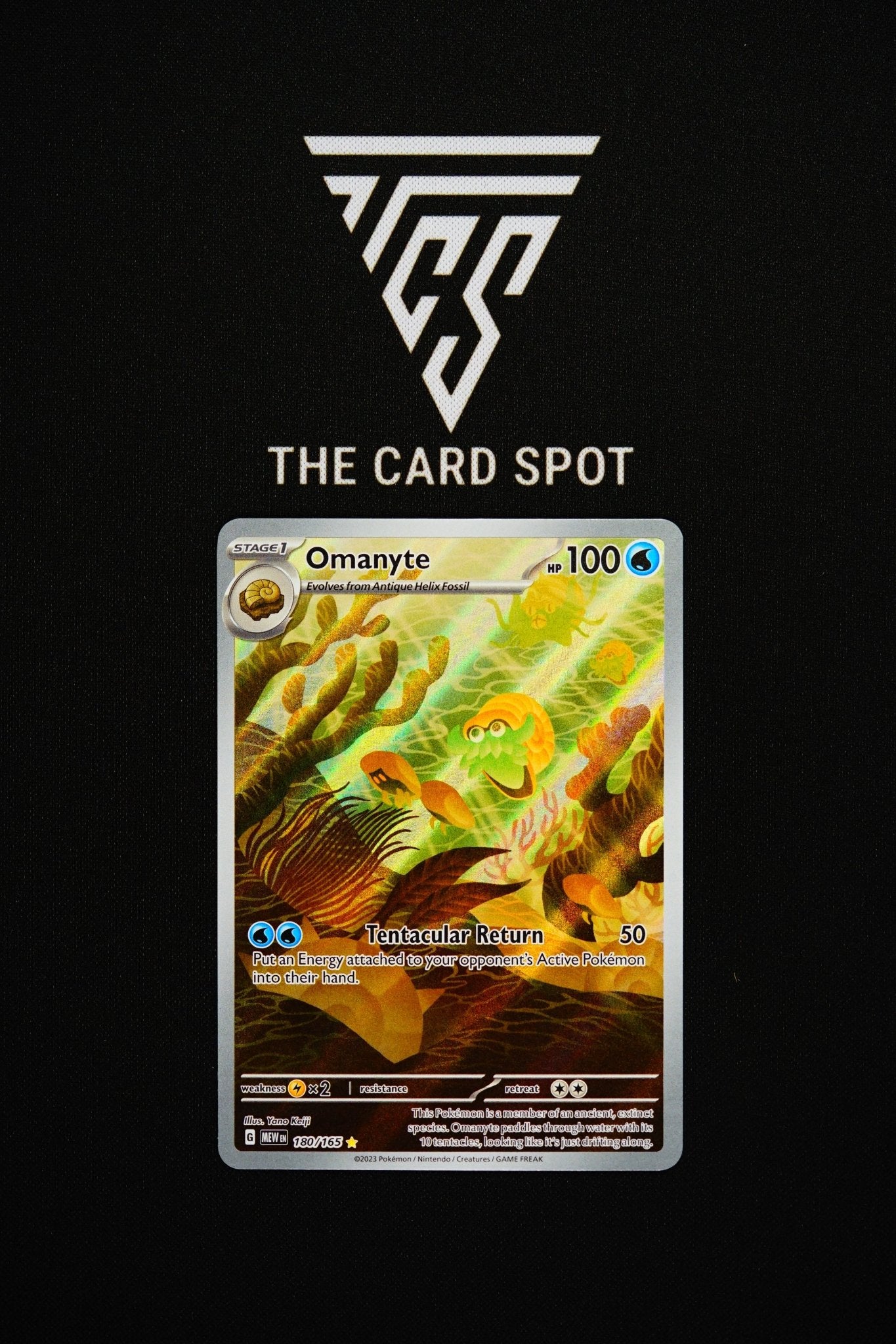 180/165 - Omanyte - Pokemon TCG - THE CARD SPOT PTY LTD.