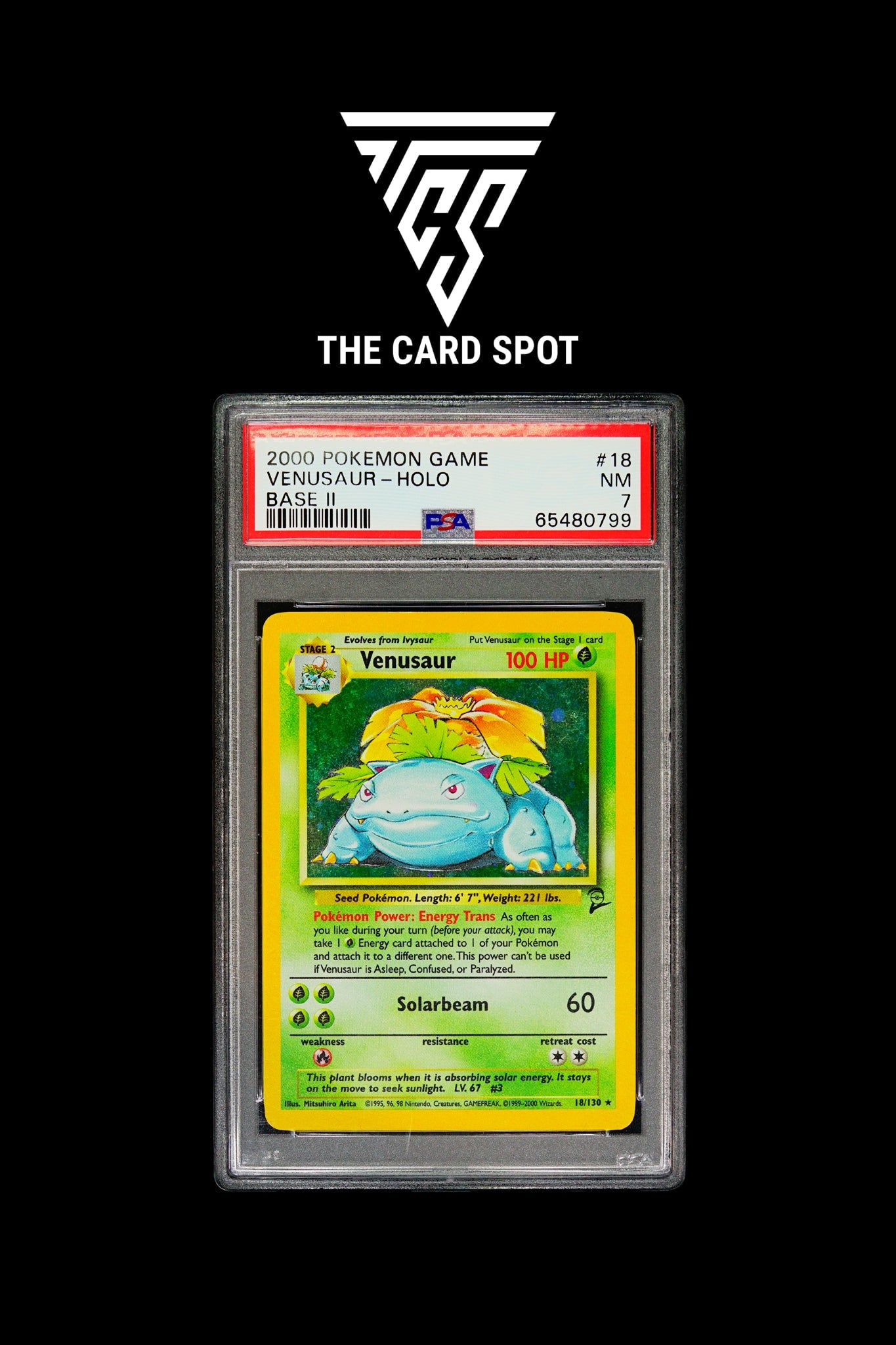 psa 7 pokemon cards 18/130 Venusaur PSA 7