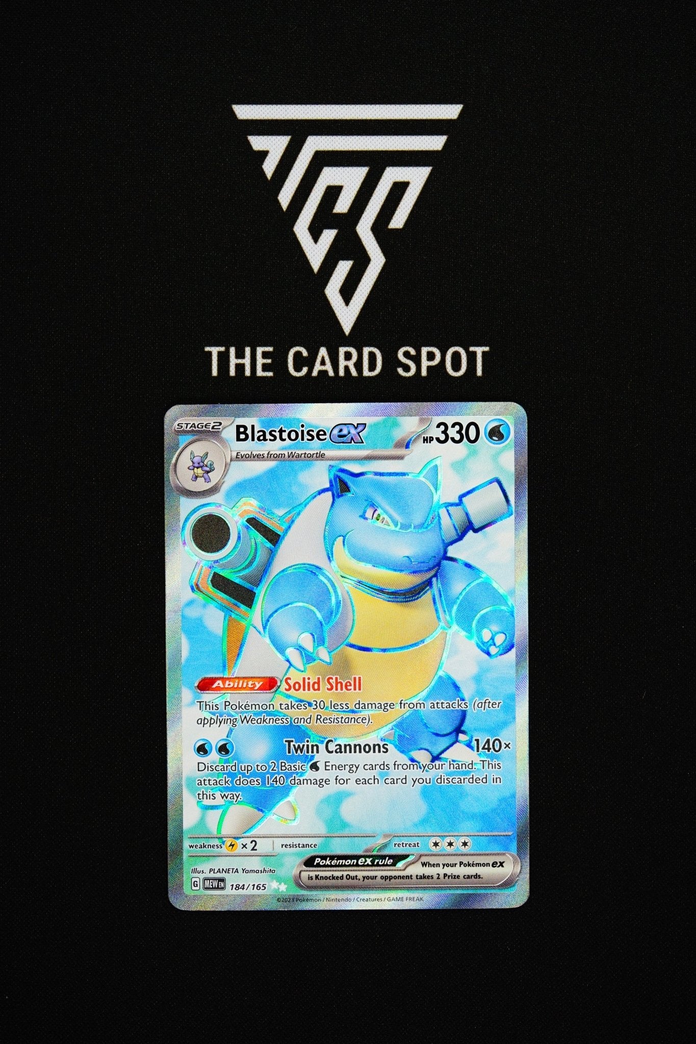 184/165 Blastoise Ex - Pokemon TCG - THE CARD SPOT PTY LTD.