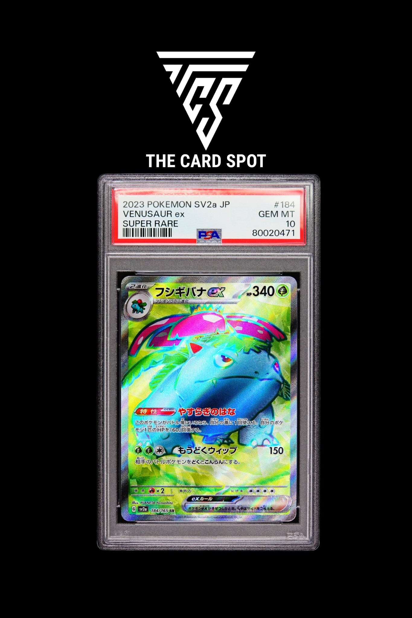 184/165 Venusaur PSA 10 - Pokemon TCG - THE CARD SPOT PTY LTD.