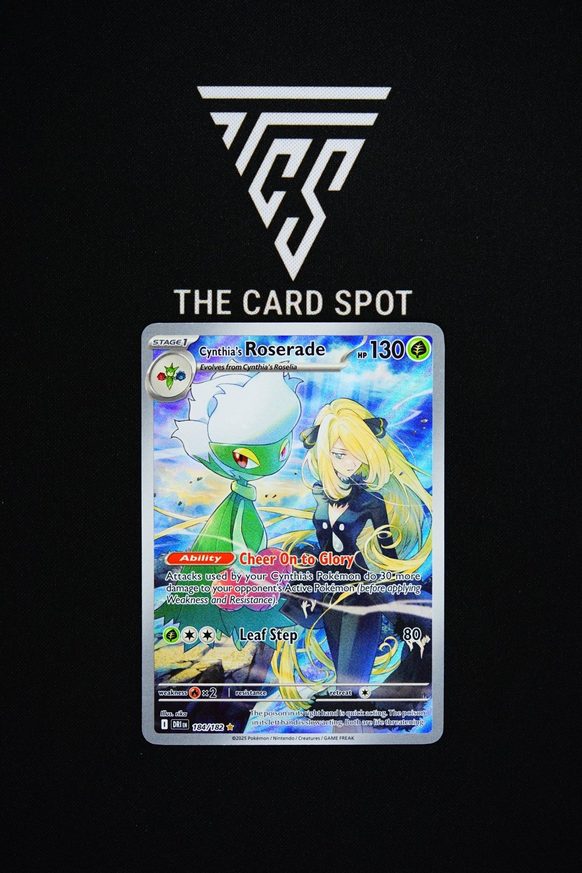 184/182 Cynthia's Roserade - Pokemon TCG - THE CARD SPOT PTY LTD.
