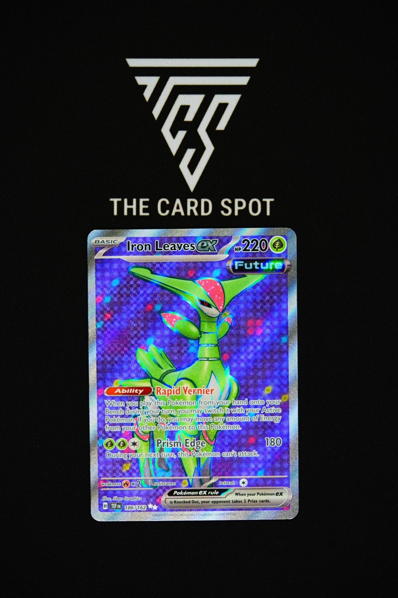 186/162 - Iron Leaves EX - Pokemon TCG THE CARD SPOT PTY LTD. 186/162 - Iron Leaves EX - Pokemon TCG THE CARD SPOT PTY LTD.
