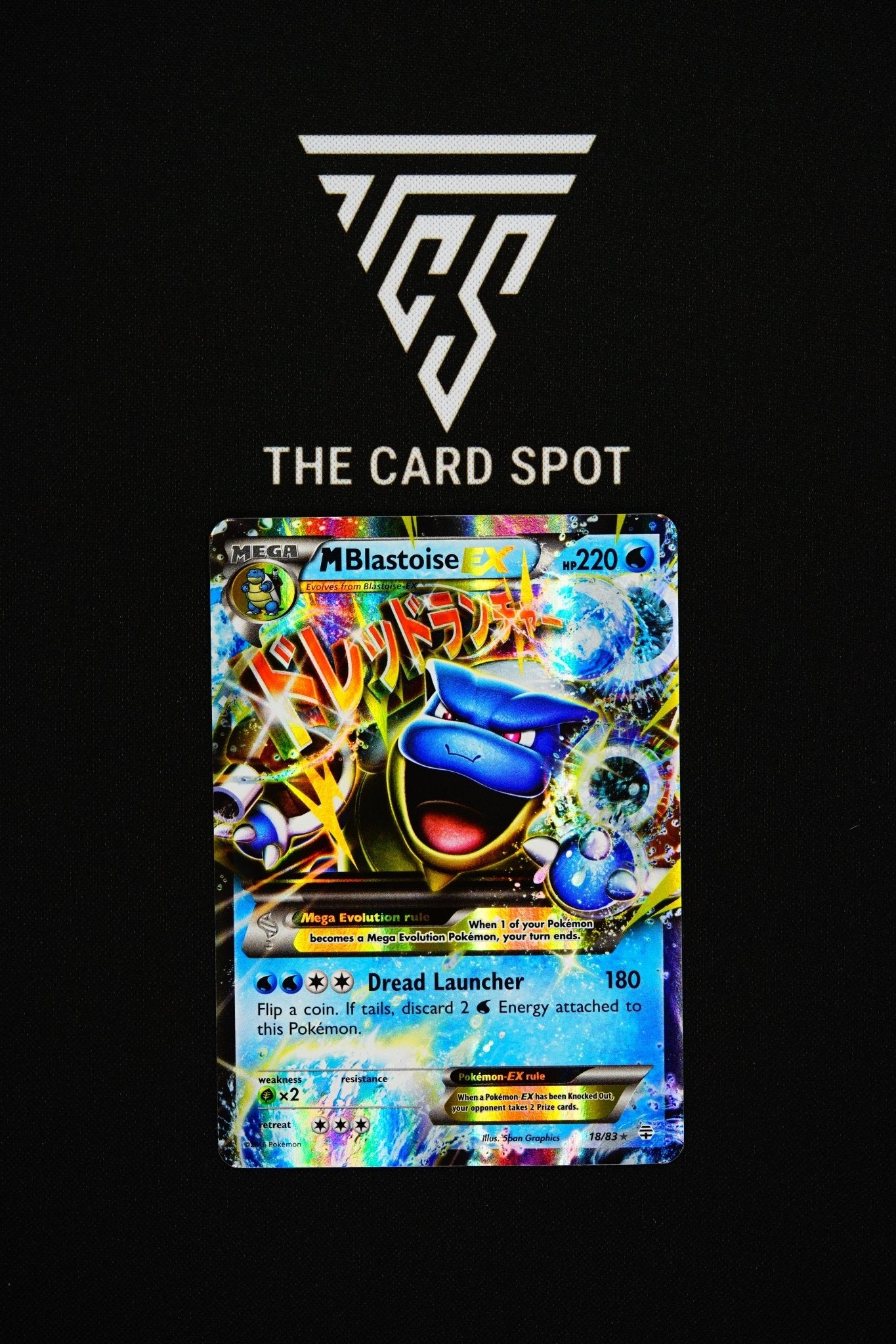18/83 Mega Blastoise Ex - Pokemon TCG THE CARD SPOT PTY LTD. 18/83 Mega Blastoise Ex - Pokemon TCG THE CARD SPOT PTY LTD.