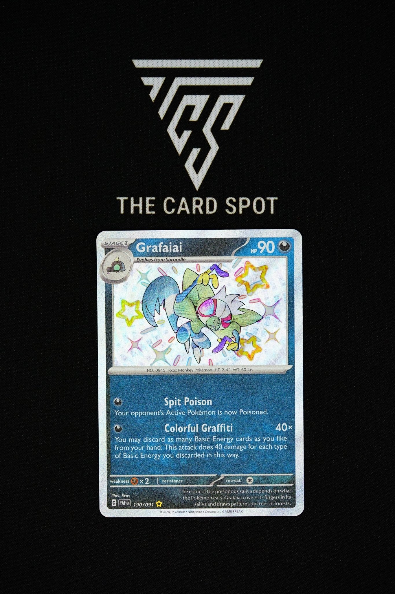 grafaiai pokemon card 190/091 - Grafaiai