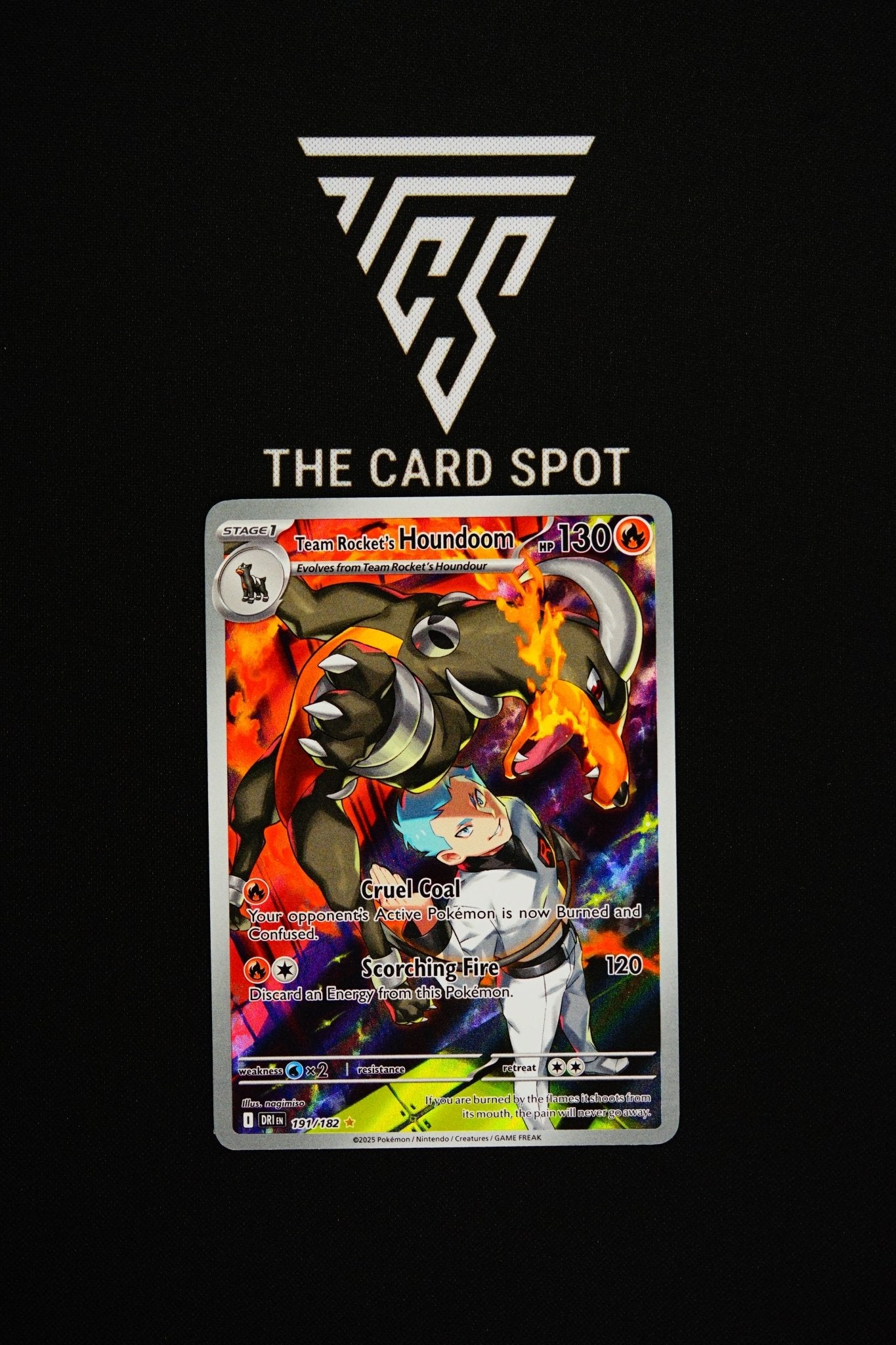 191/182 Team Rocket's Houndoom - Pokemon TCG - THE CARD SPOT PTY LTD.