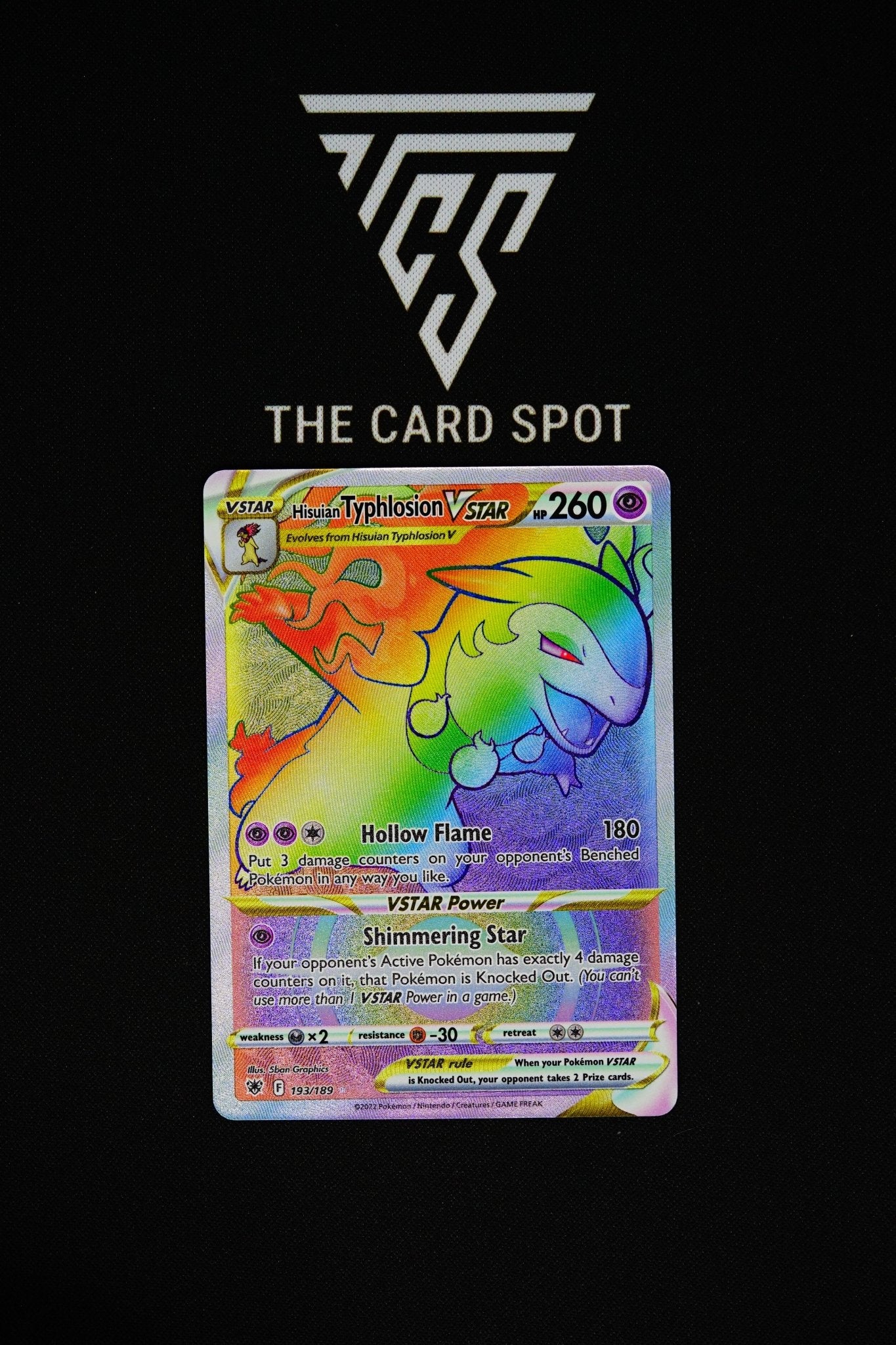193/189 - Hisuian Typhlosion VSTAR - Pokemon TCG - THE CARD SPOT PTY LTD.