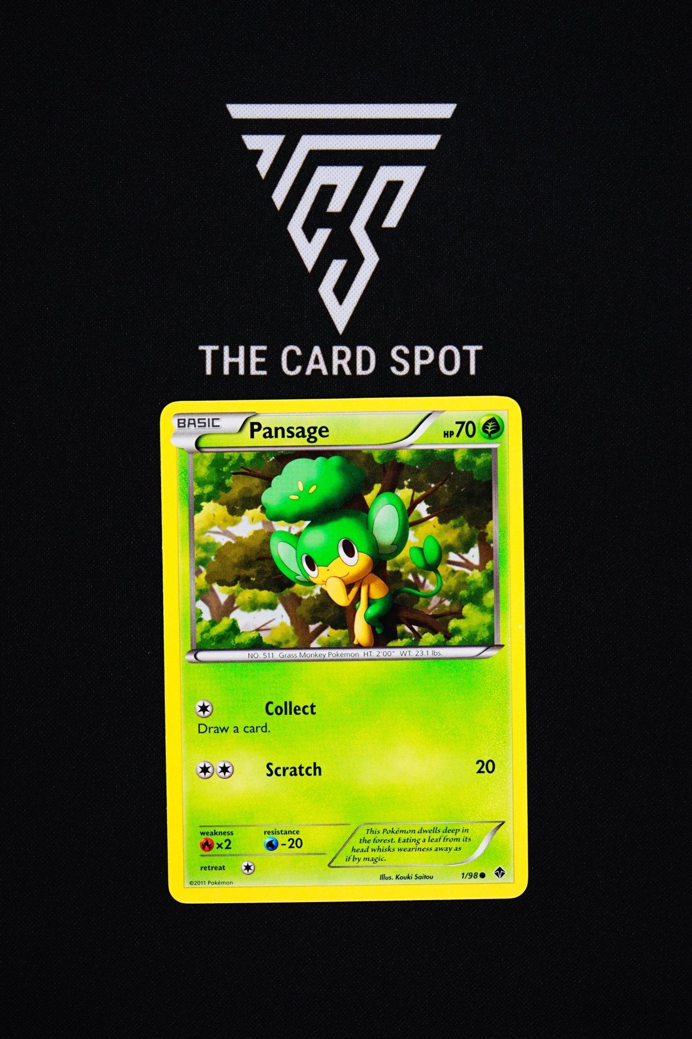 1/98 Pansage - Pokemon TCG - THE CARD SPOT PTY LTD.