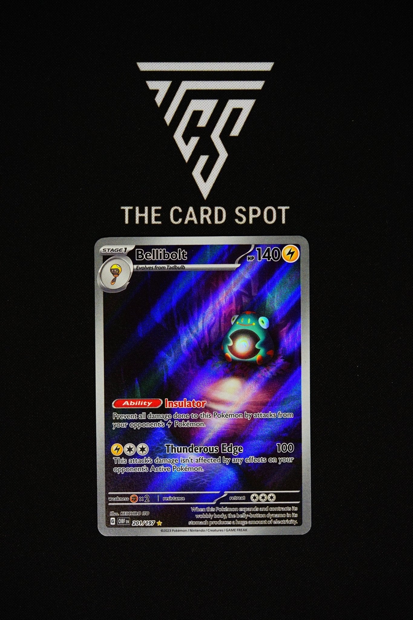 201/197 - Bellibolt - Pokemon TCG THE CARD SPOT PTY LTD. 201/197 - Bellibolt - Pokemon TCG THE CARD SPOT PTY LTD.