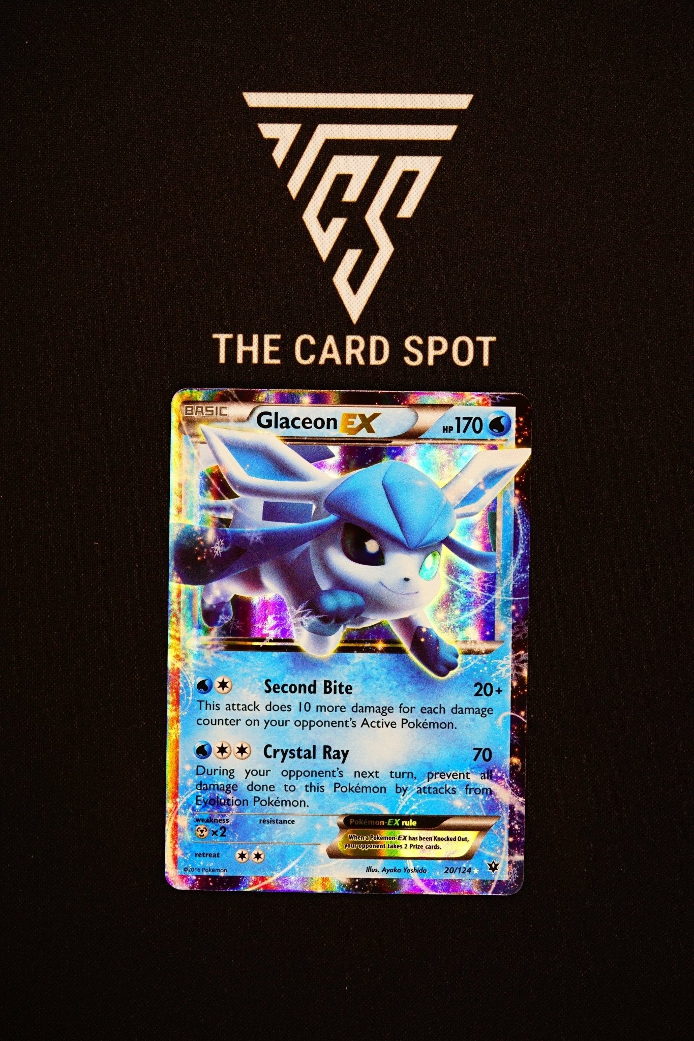 20/124 Glaceon Ex - Pokemon TCG - THE CARD SPOT PTY LTD.