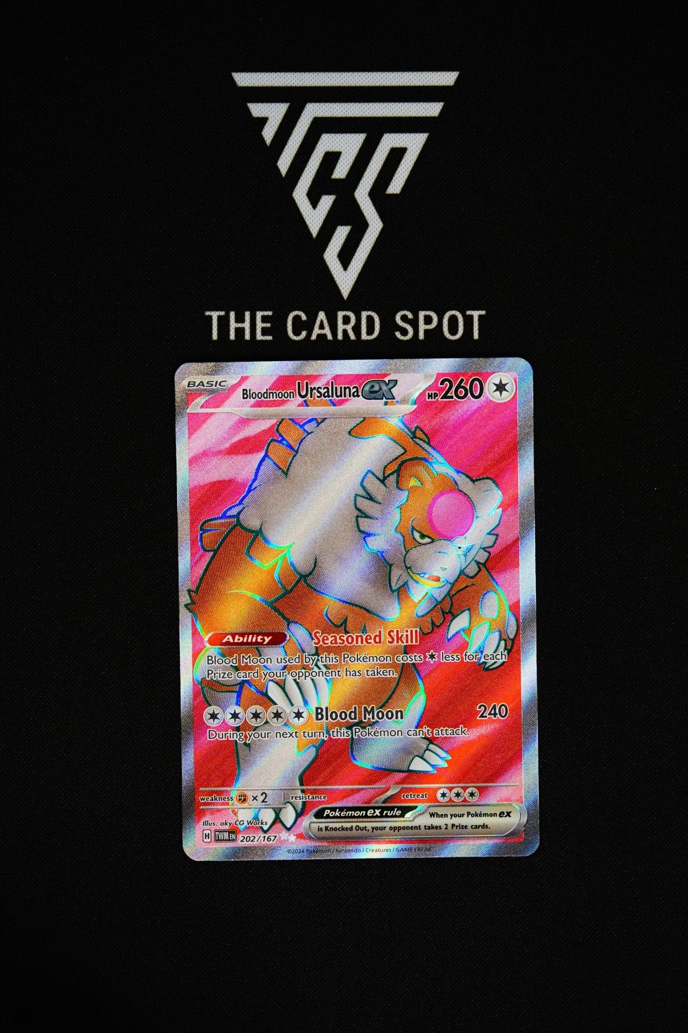 202/167 - Bloodmoon Ursulana ex - Pokemon TCG - THE CARD SPOT PTY LTD.