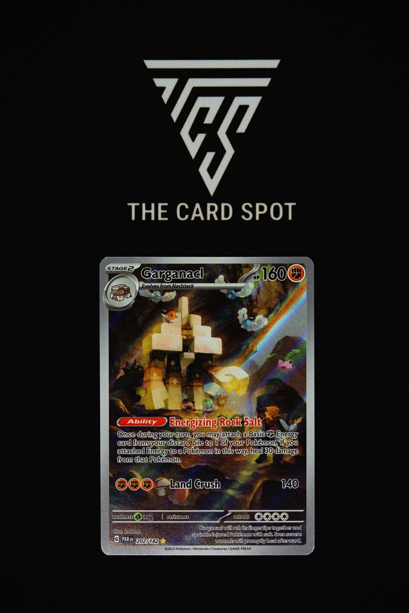 202/182 - Garganacl - Pokemon TCG THE CARD SPOT PTY LTD. 202/182 - Garganacl - Pokemon TCG THE CARD SPOT PTY LTD.