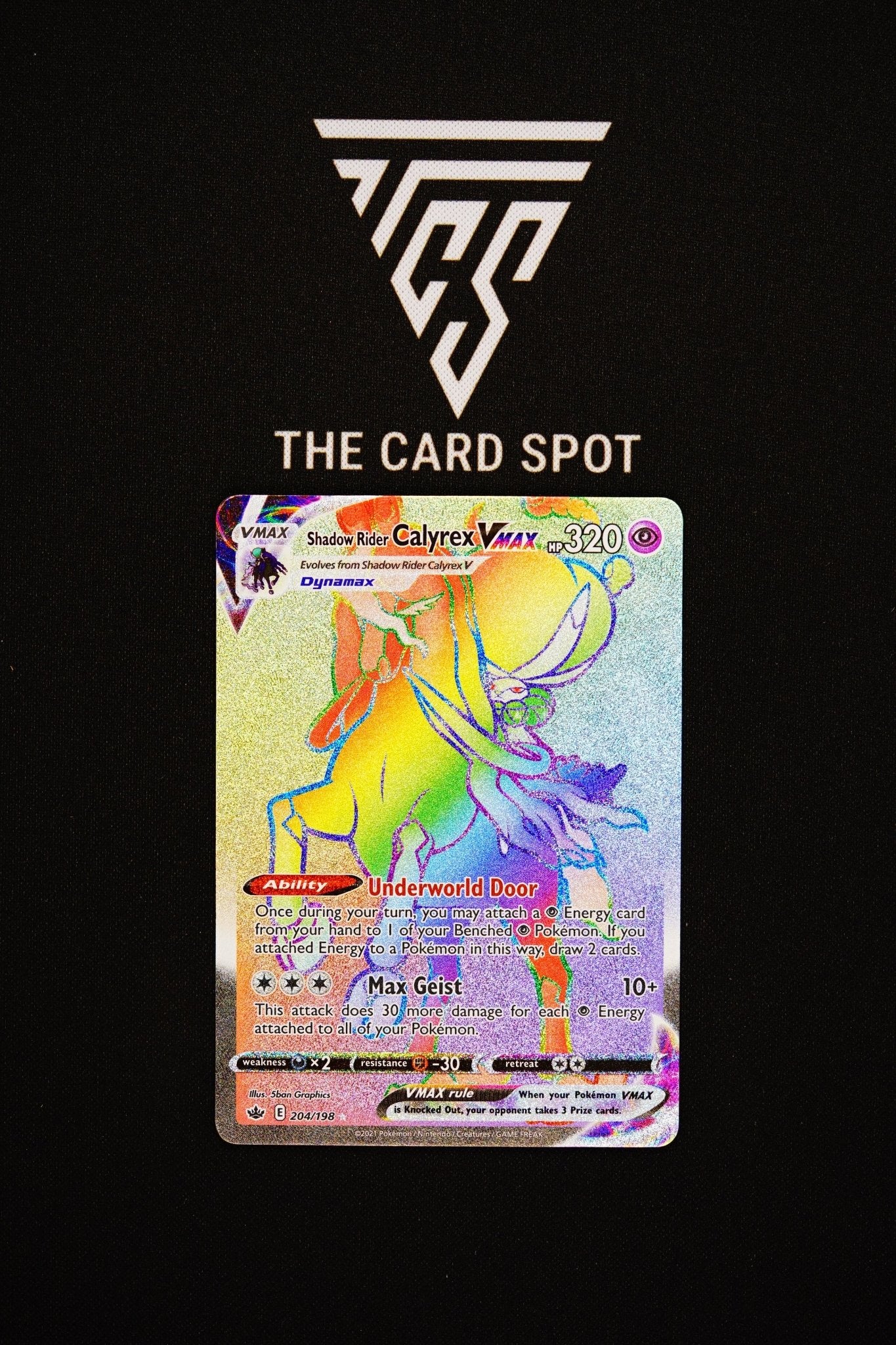 204/198 Shadow Rider Calyrex Vmax - Pokemon TCG - THE CARD SPOT PTY LTD.