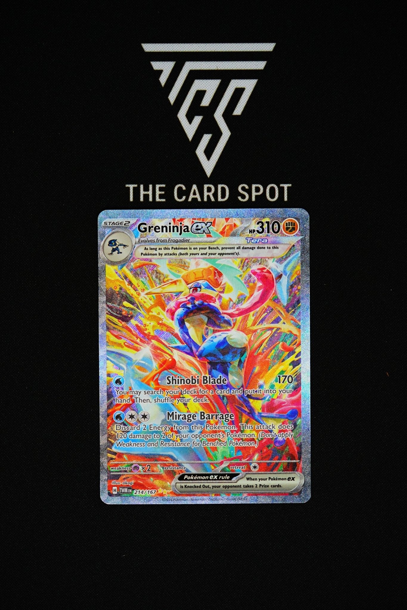 214/167 - Greninja ex - Pokemon TCG - THE CARD SPOT PTY LTD.