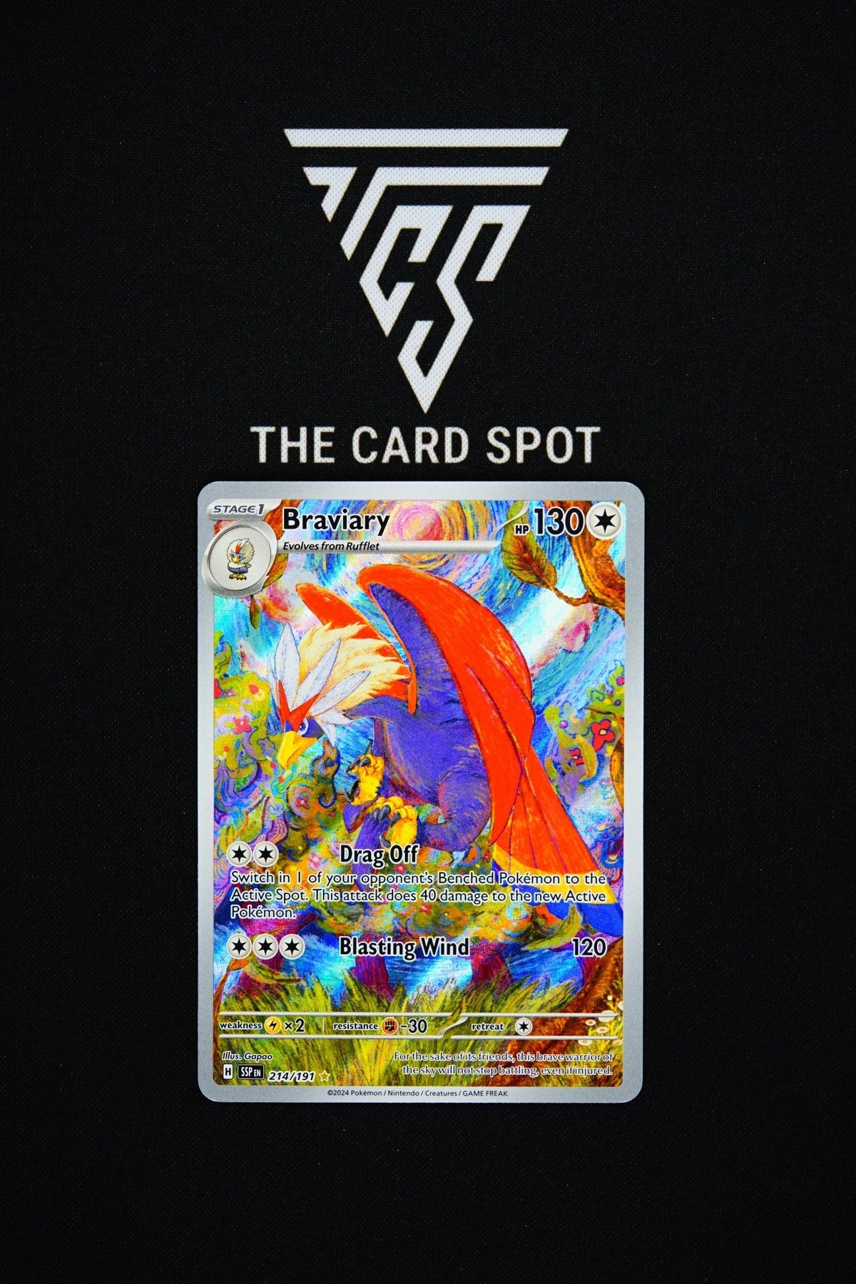 214/191 Braviary - Pokemon TCG - THE CARD SPOT PTY LTD.