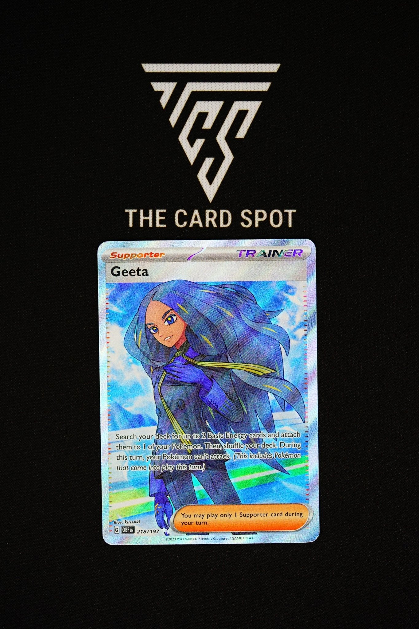 geeta pokemon card Starmie Holo Scarlet & Violet 151 121/165, NM Pokemon Card main image 0
