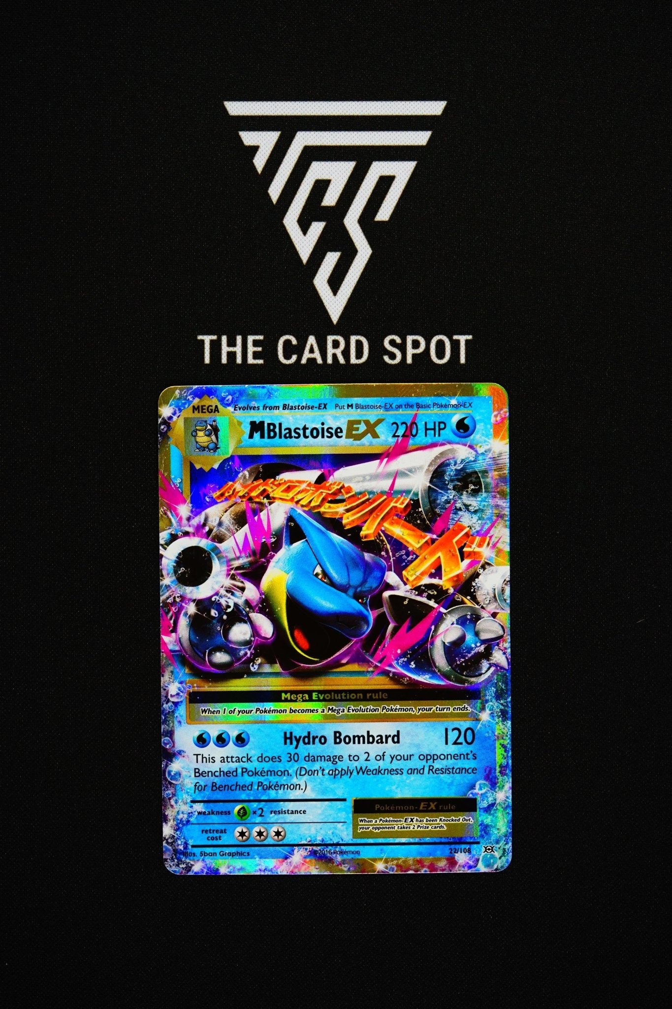 22/108 Mega Blastoise Ex - Pokemon TCG THE CARD SPOT PTY LTD. 22/108 Mega Blastoise Ex - Pokemon TCG THE CARD SPOT PTY LTD.