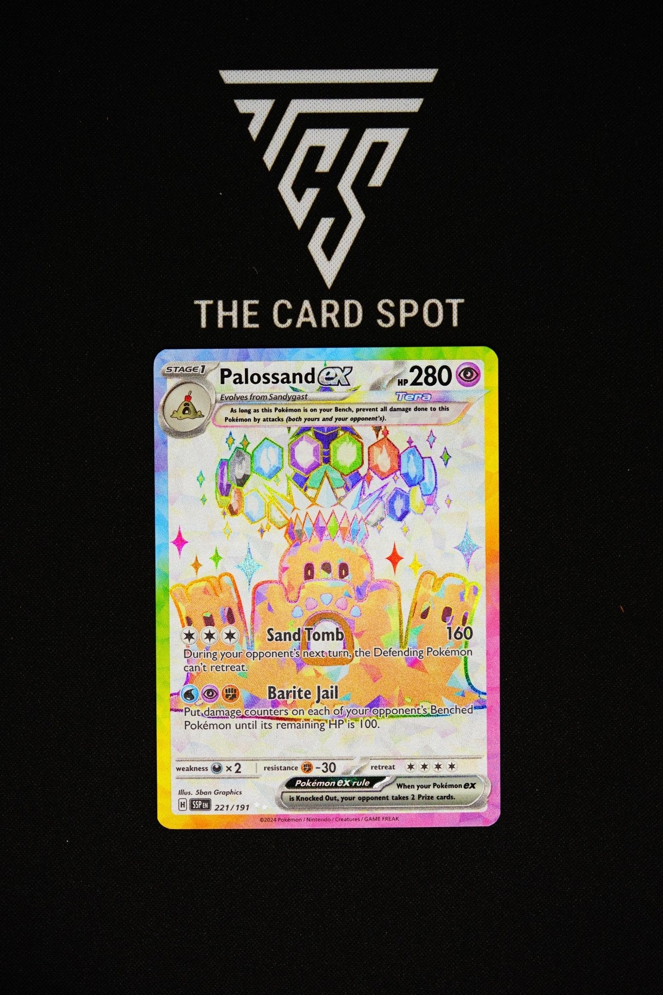 221/191 - Palossand ex - Pokemon TCG - THE CARD SPOT PTY LTD.