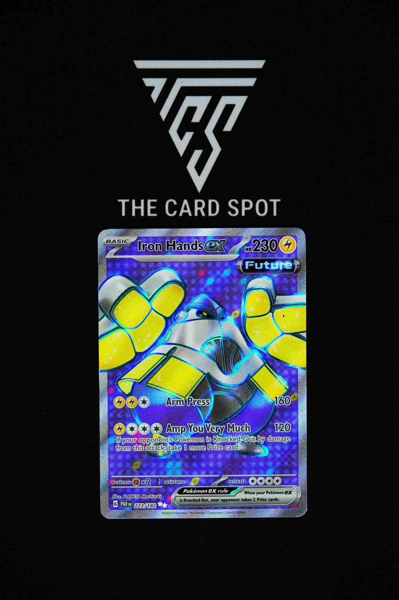 iron hands pokemon card Trading Game Paradox Rift Ultra Rare ex #223 ex has been Knocked 1 Pack) Pokemon Card Case Color:Art Insert Only Eldrazi
