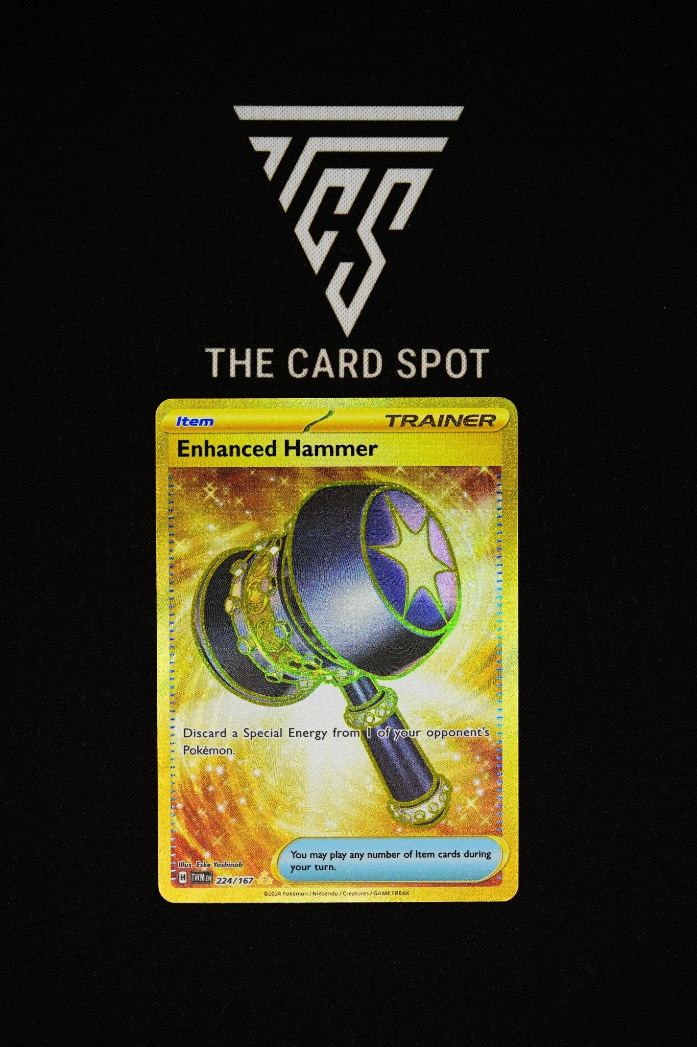 224/167 Enhanced Hammer - Pokemon TCG THE CARD SPOT PTY LTD. 224/167 Enhanced Hammer - Pokemon TCG THE CARD SPOT PTY LTD.