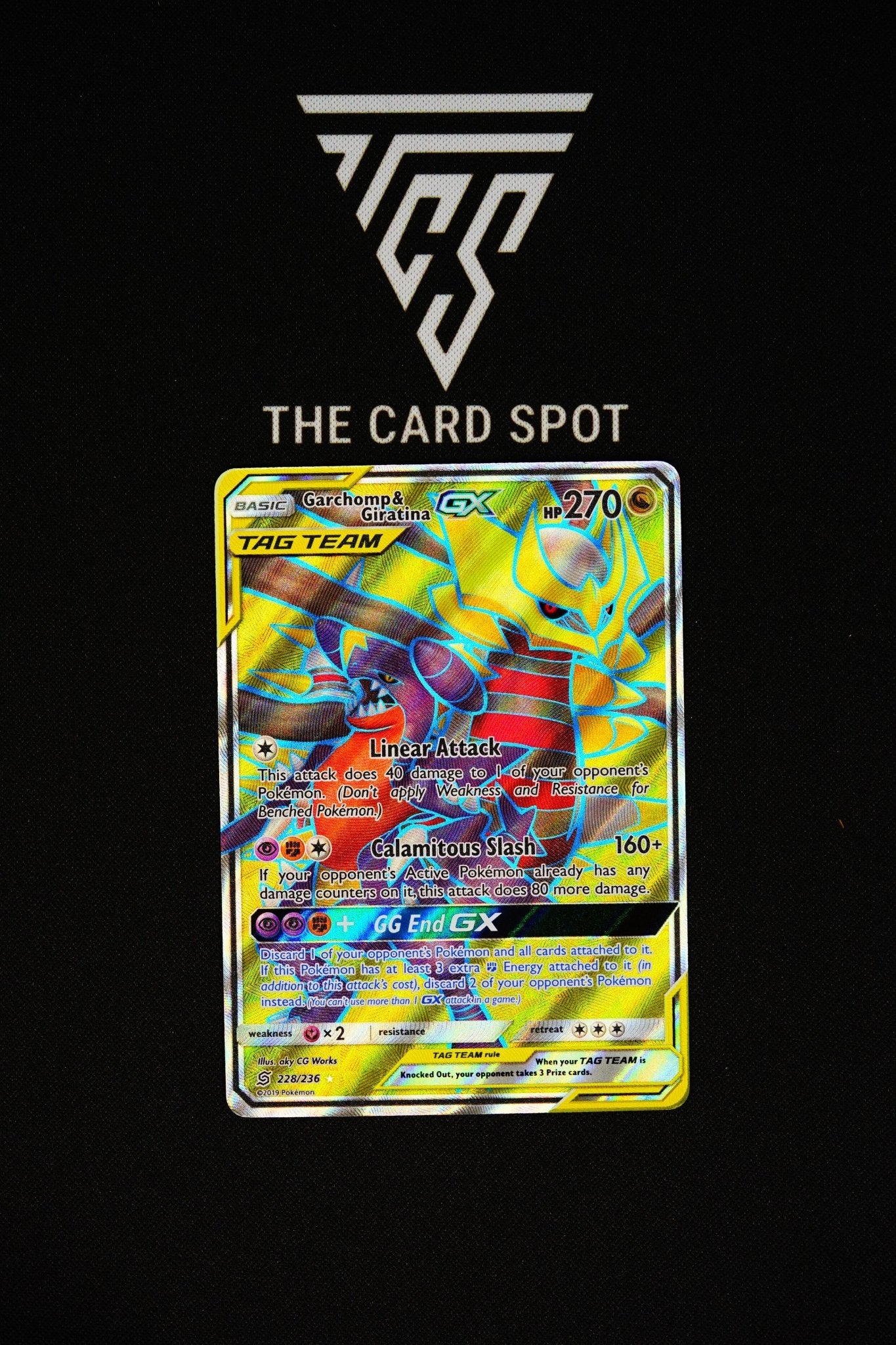 228/236 - Garchomp & Giratina GX (Tag Team) - Pokemon TCG - THE CARD SPOT PTY LTD.