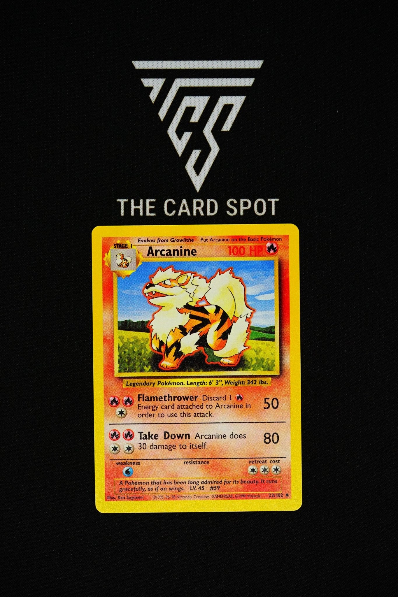 23/102 - Arcanine - Pokemon TCG THE CARD SPOT PTY LTD. 23/102 - Arcanine - Pokemon TCG THE CARD SPOT PTY LTD.