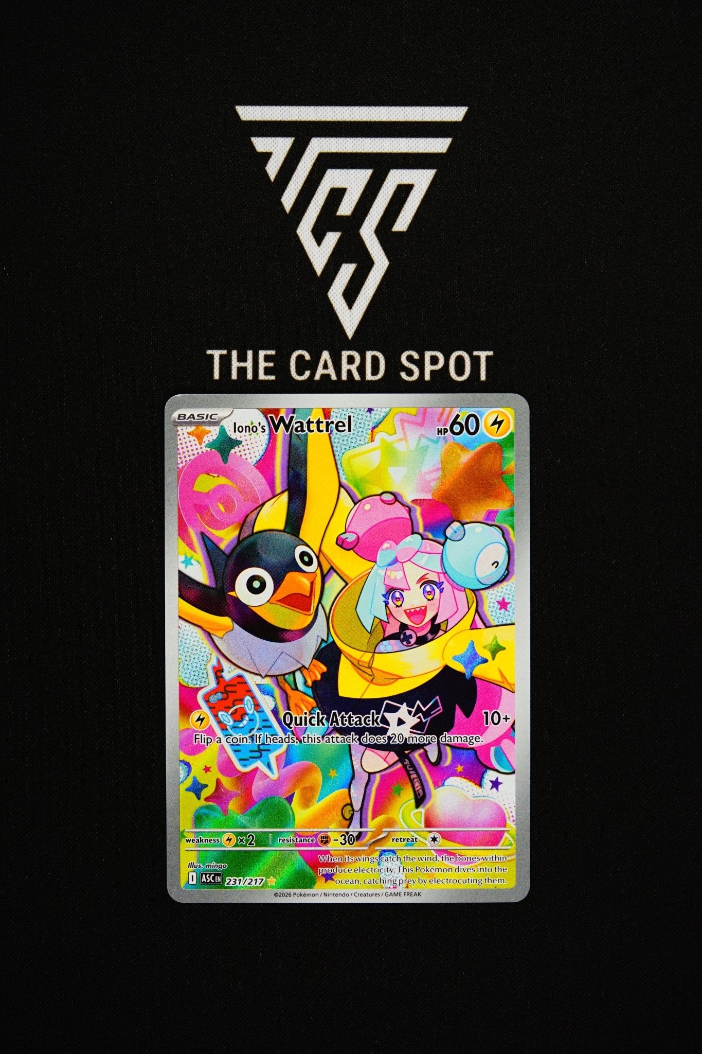 231/217 Iono's Wattrel - Pokemon TCG - THE CARD SPOT PTY LTD.