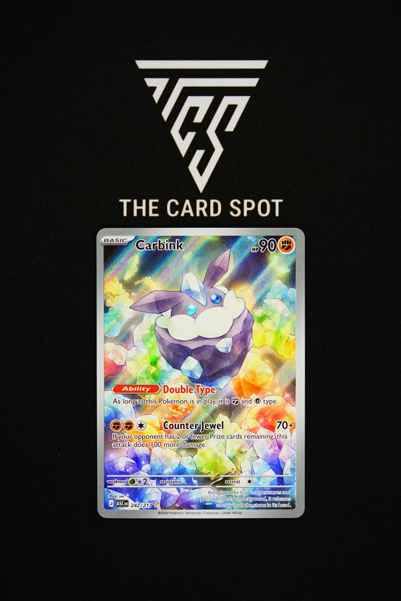 242/217 Carbink - Pokemon TCG - THE CARD SPOT PTY LTD.