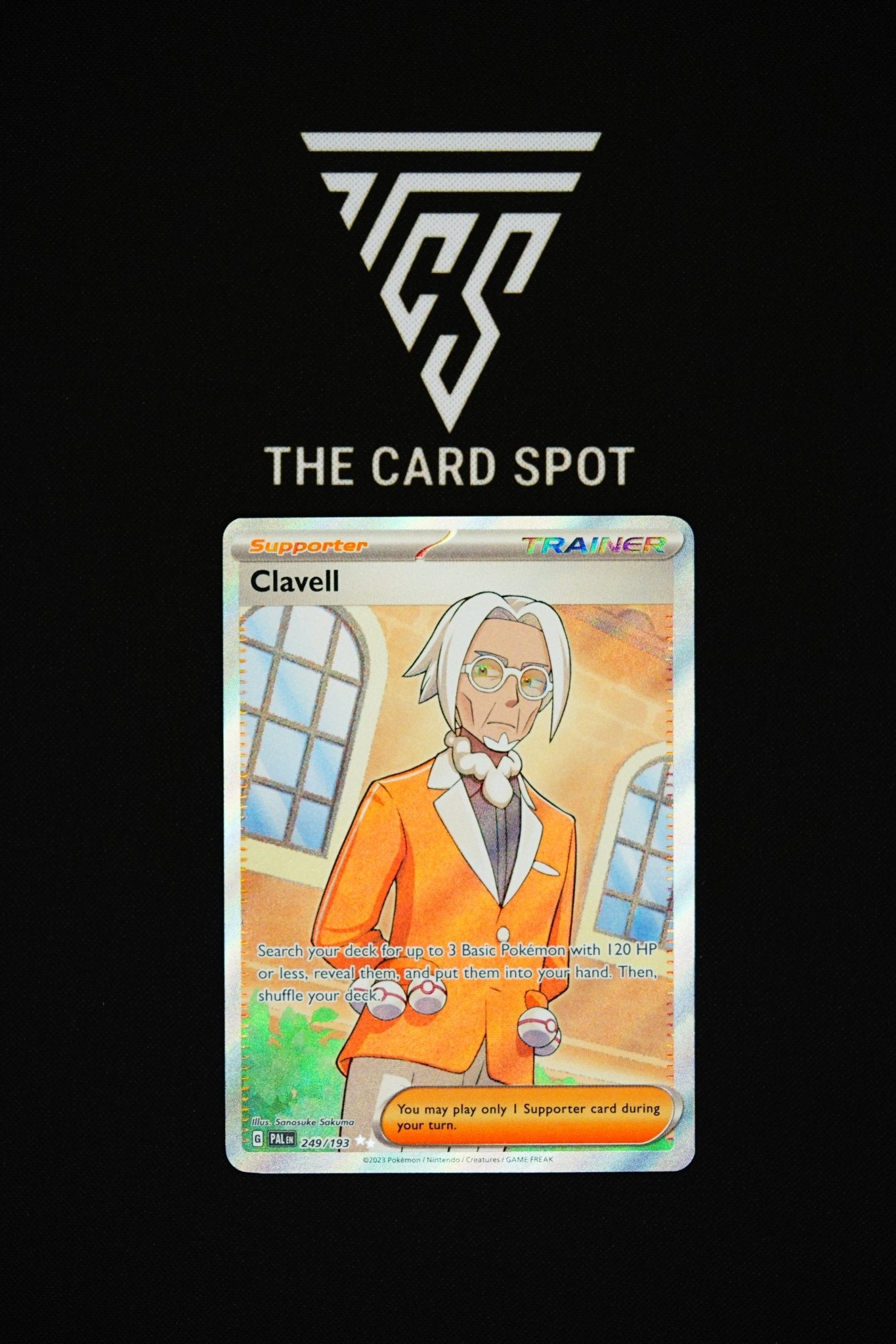 clavell pokemon card 249/193 - Clavell