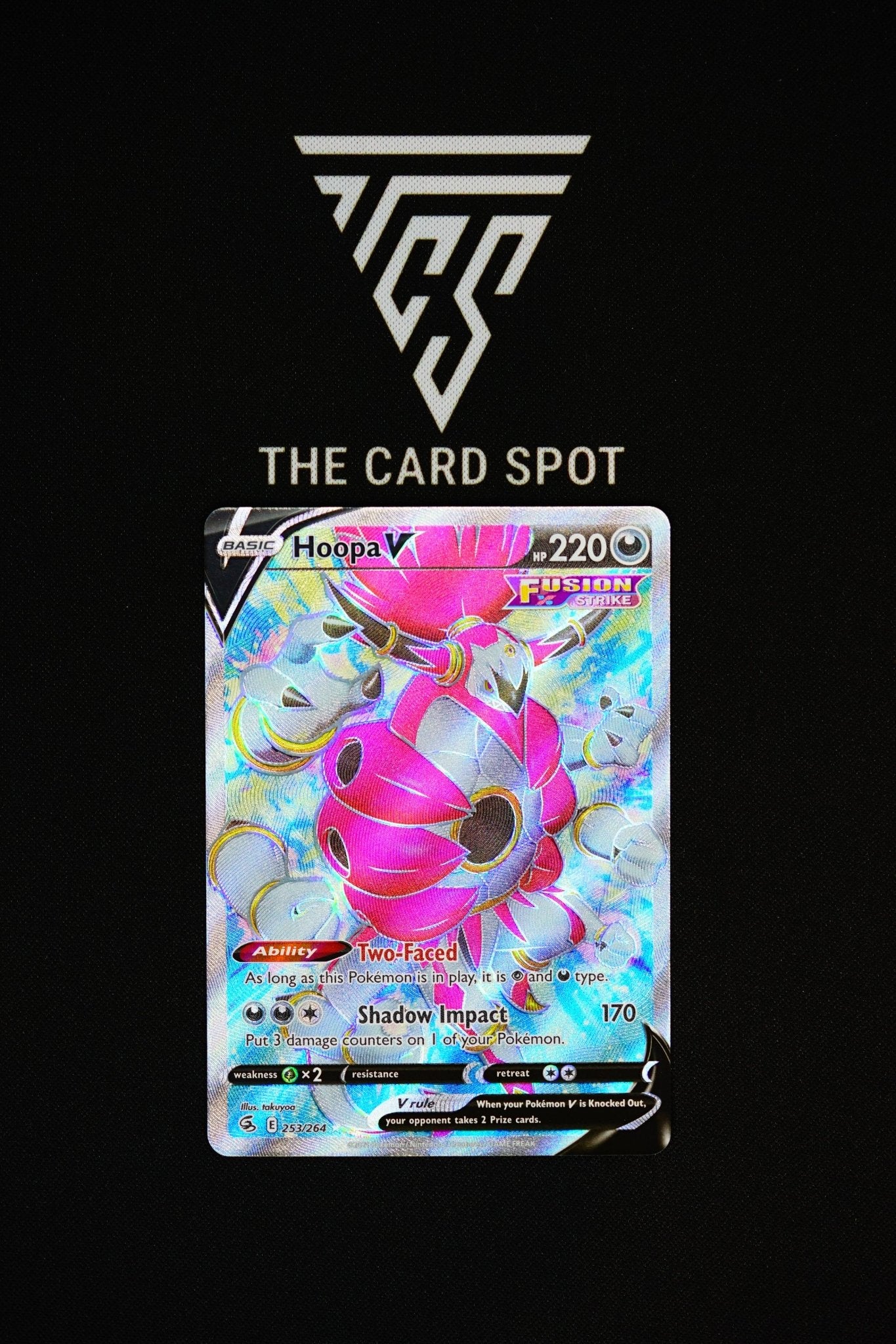 hoopa v pokemon card 253/264 Hoopa V