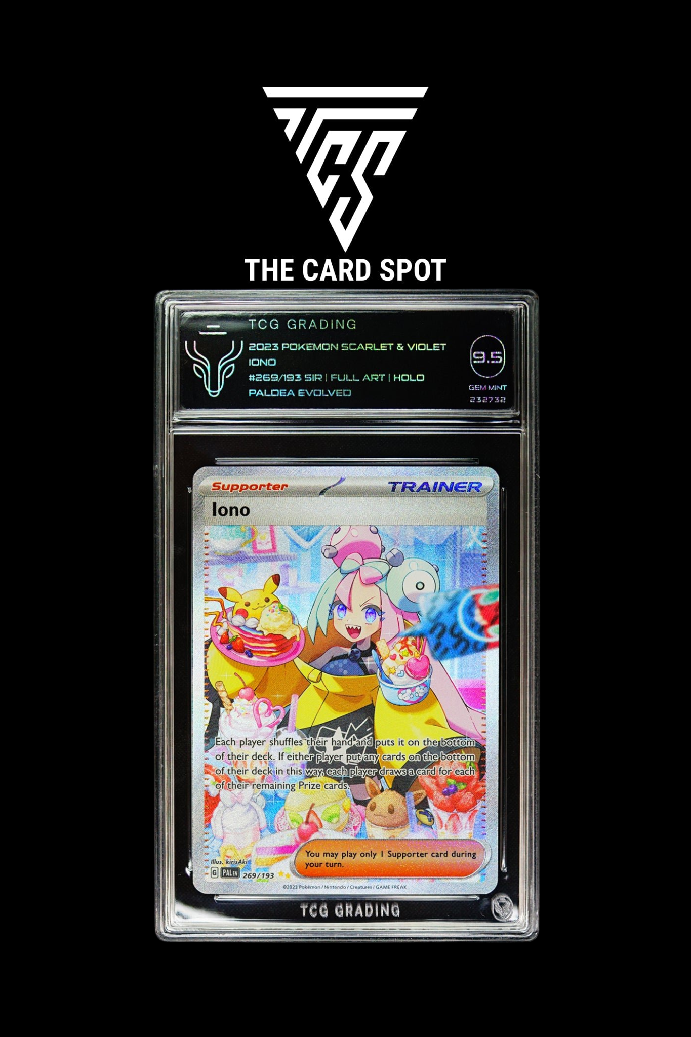 269/193 - Iono TCG 9.5 - Pokemon TCG – THE CARD SPOT PTY LTD.