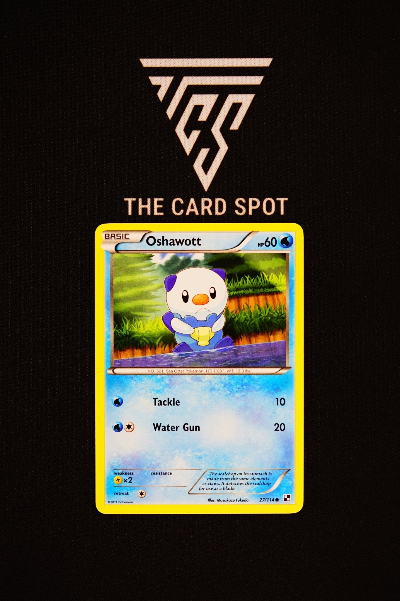 27/114 Oshawott - Pokemon TCG - THE CARD SPOT PTY LTD.
