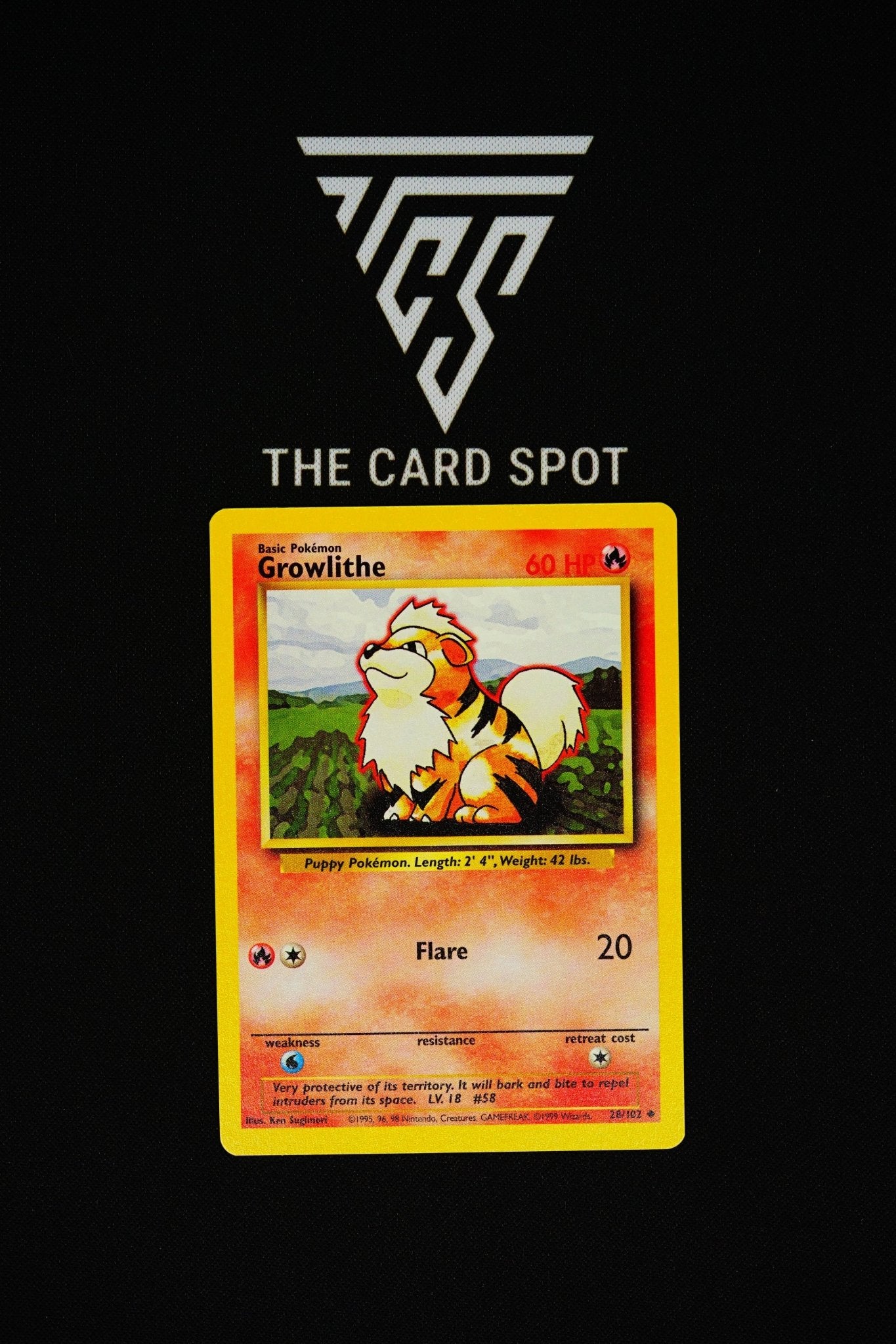 28/102 - Growlithe - Pokemon TCG - THE CARD SPOT PTY LTD.