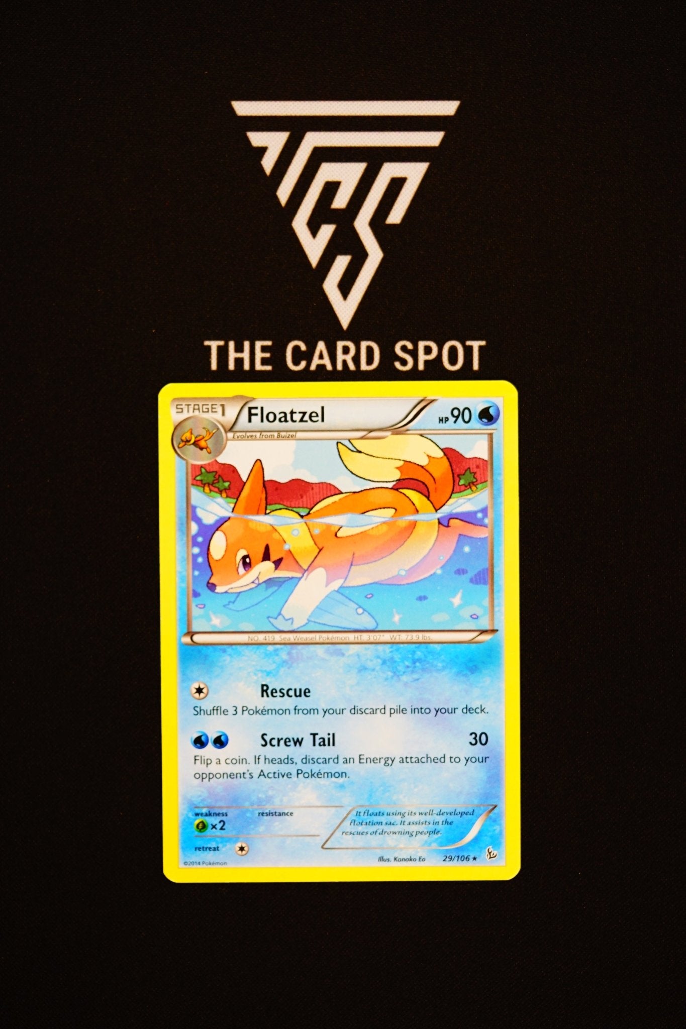 29/106 Floatzel - Pokemon TCG - THE CARD SPOT PTY LTD.