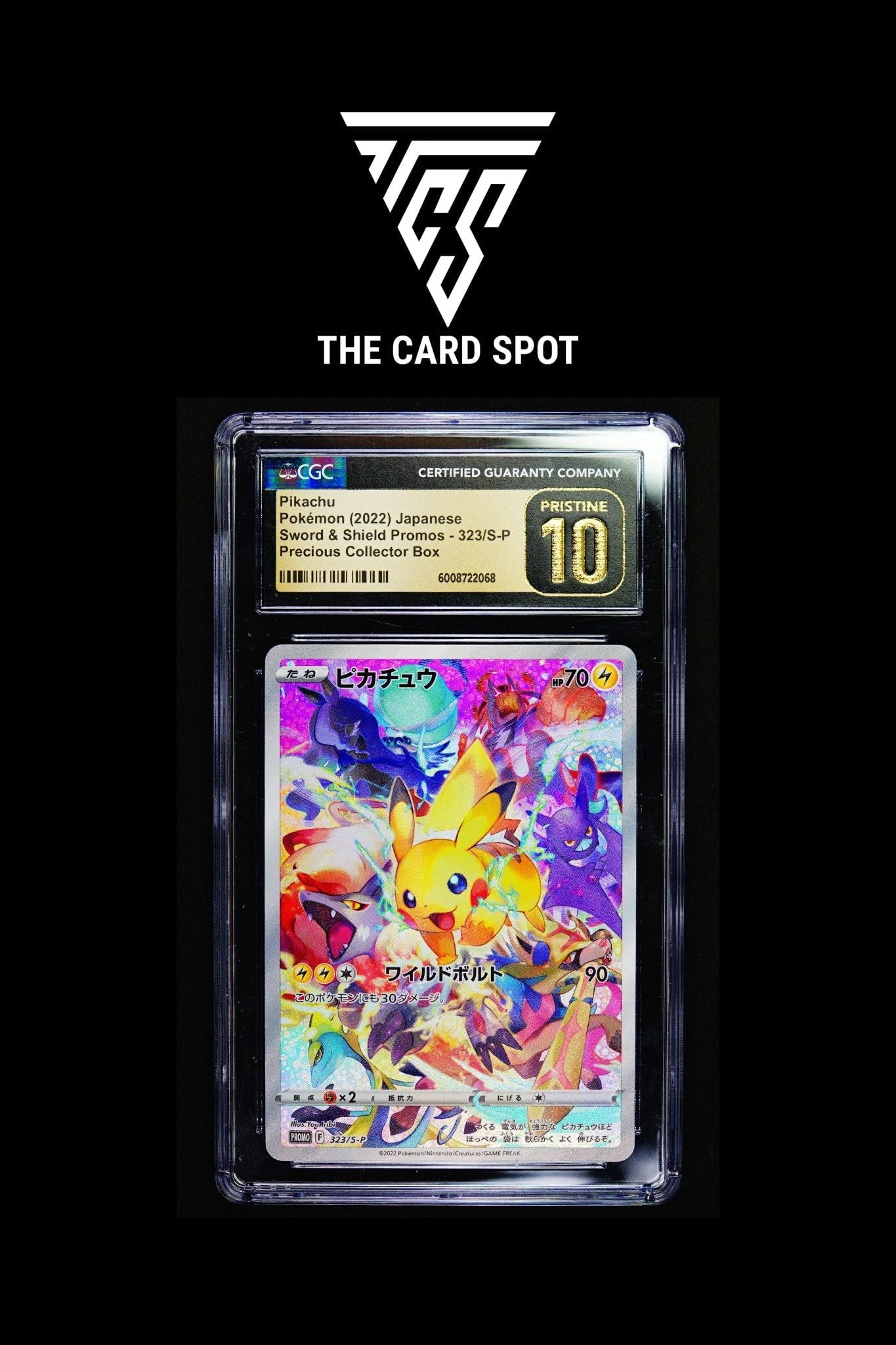 323/S - P Pikachu CGC Prestine 10 - Pokemon TCG - THE CARD SPOT PTY LTD.