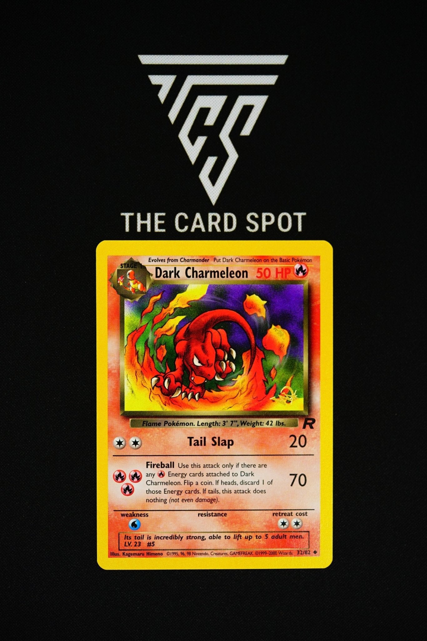 32/82 Dark Charmeleon - Gold W stamp - Pokemon TCG THE CARD SPOT PTY LTD. 32/82 Dark Charmeleon - Gold W stamp - Pokemon TCG THE CARD SPOT PTY LTD.