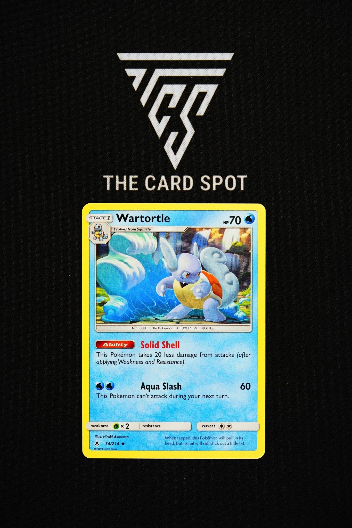34/214 Wartortle - Pokemon TCG - THE CARD SPOT PTY LTD.