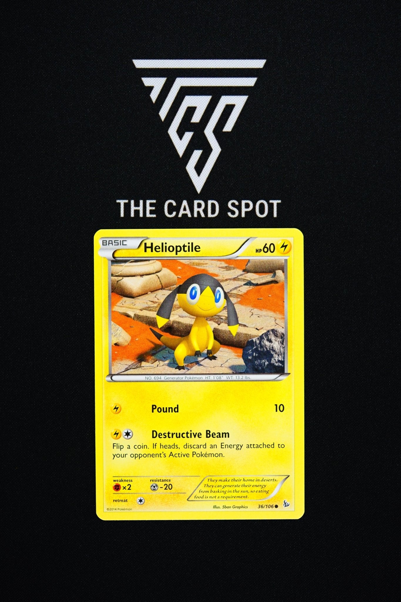 36/106 Helioptile - Pokemon TCG - THE CARD SPOT PTY LTD.