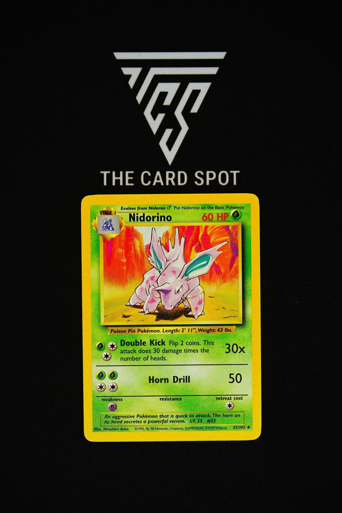 37/102 - Nidorino - Pokemon TCG - THE CARD SPOT PTY LTD.