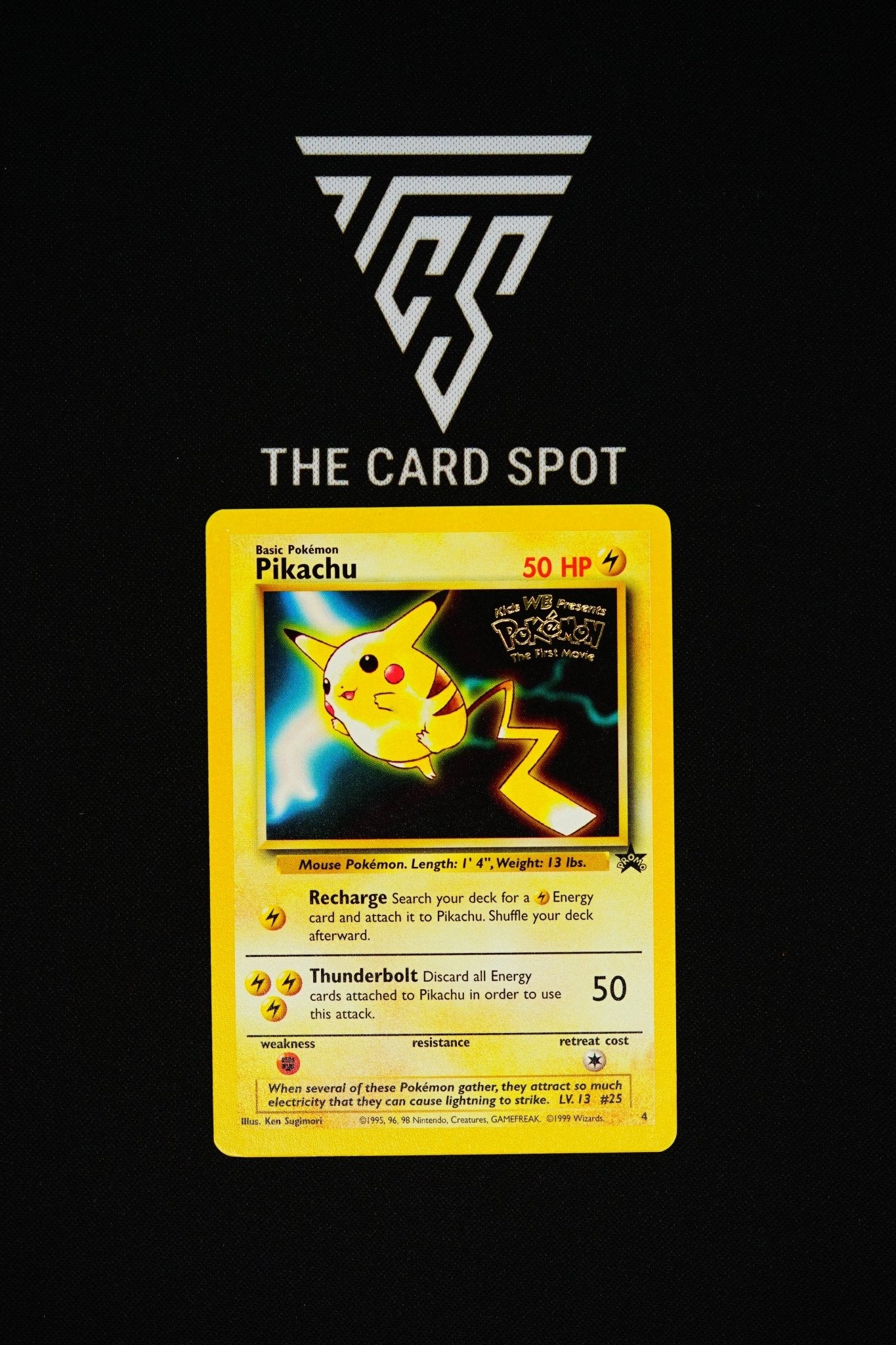 4 Pikachu WB Gold Stamp
