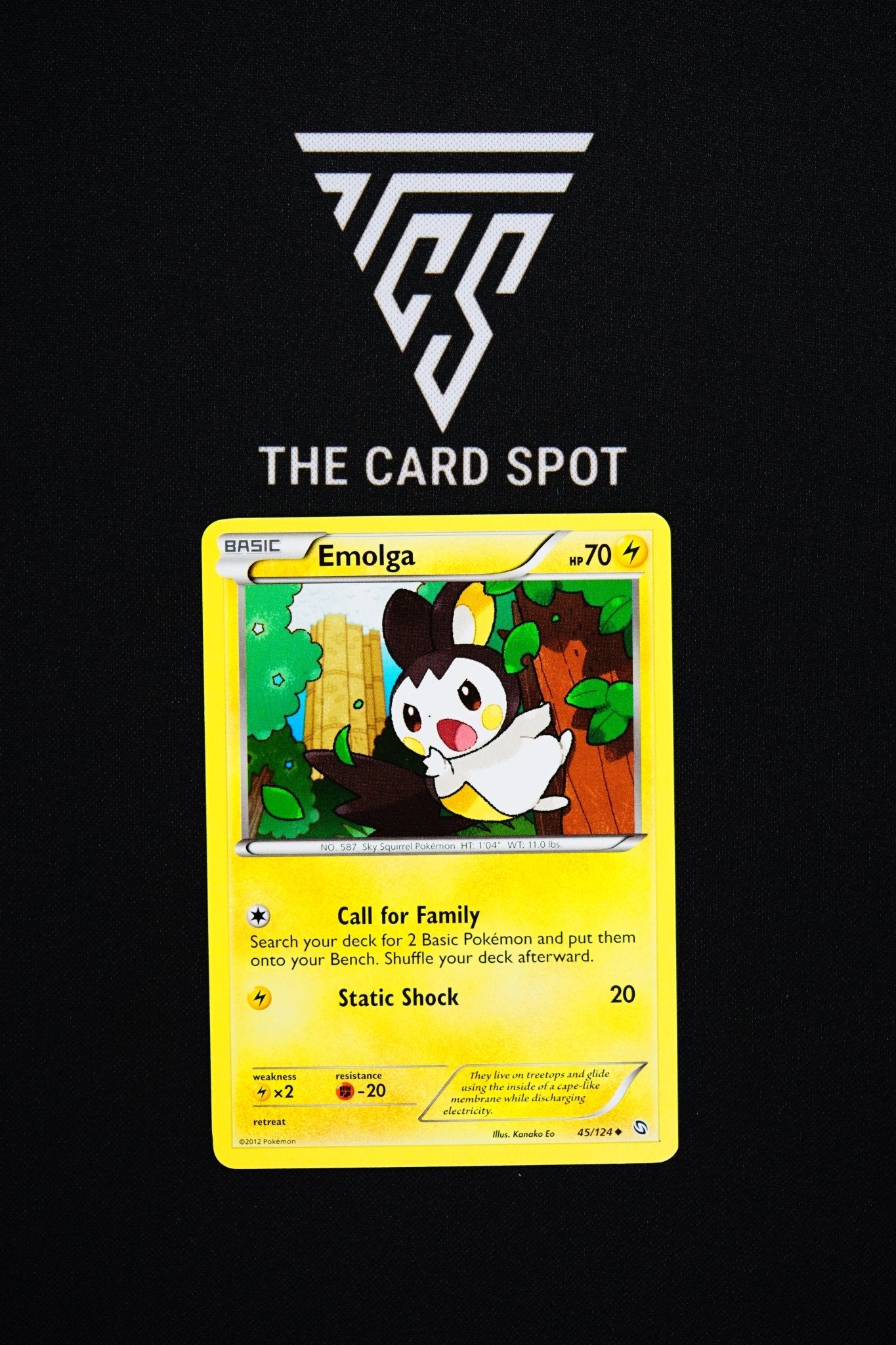 45/124 Emolga - Pokemon TCG - THE CARD SPOT PTY LTD.