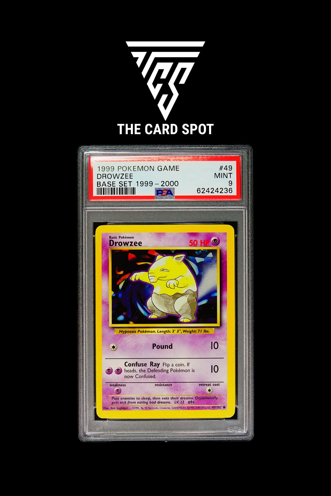 49/102 Drowzee PSA 9 - Pokemon TCG - THE CARD SPOT PTY LTD.