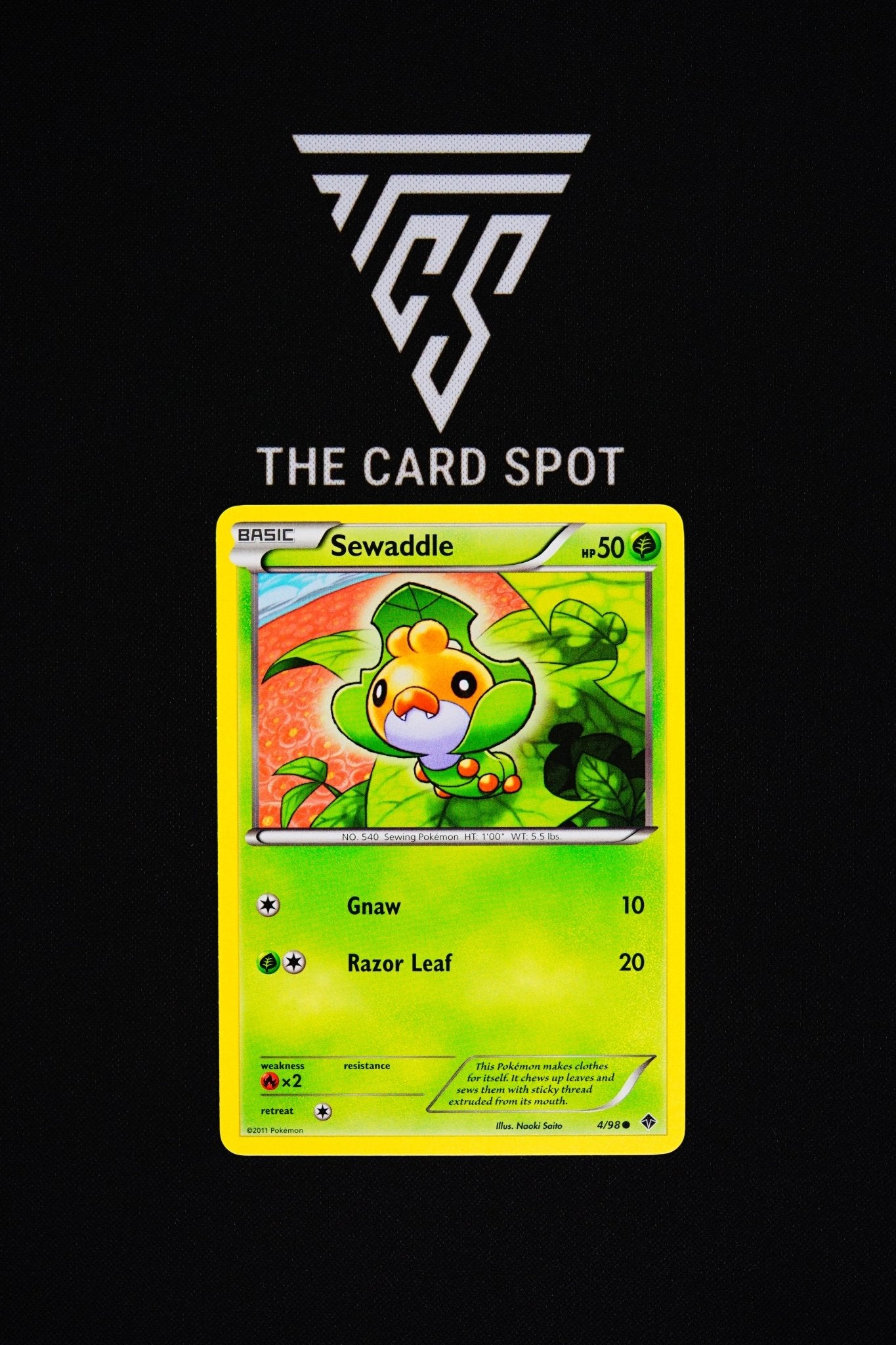 4/98 Sewaddle - Pokemon TCG - THE CARD SPOT PTY LTD.