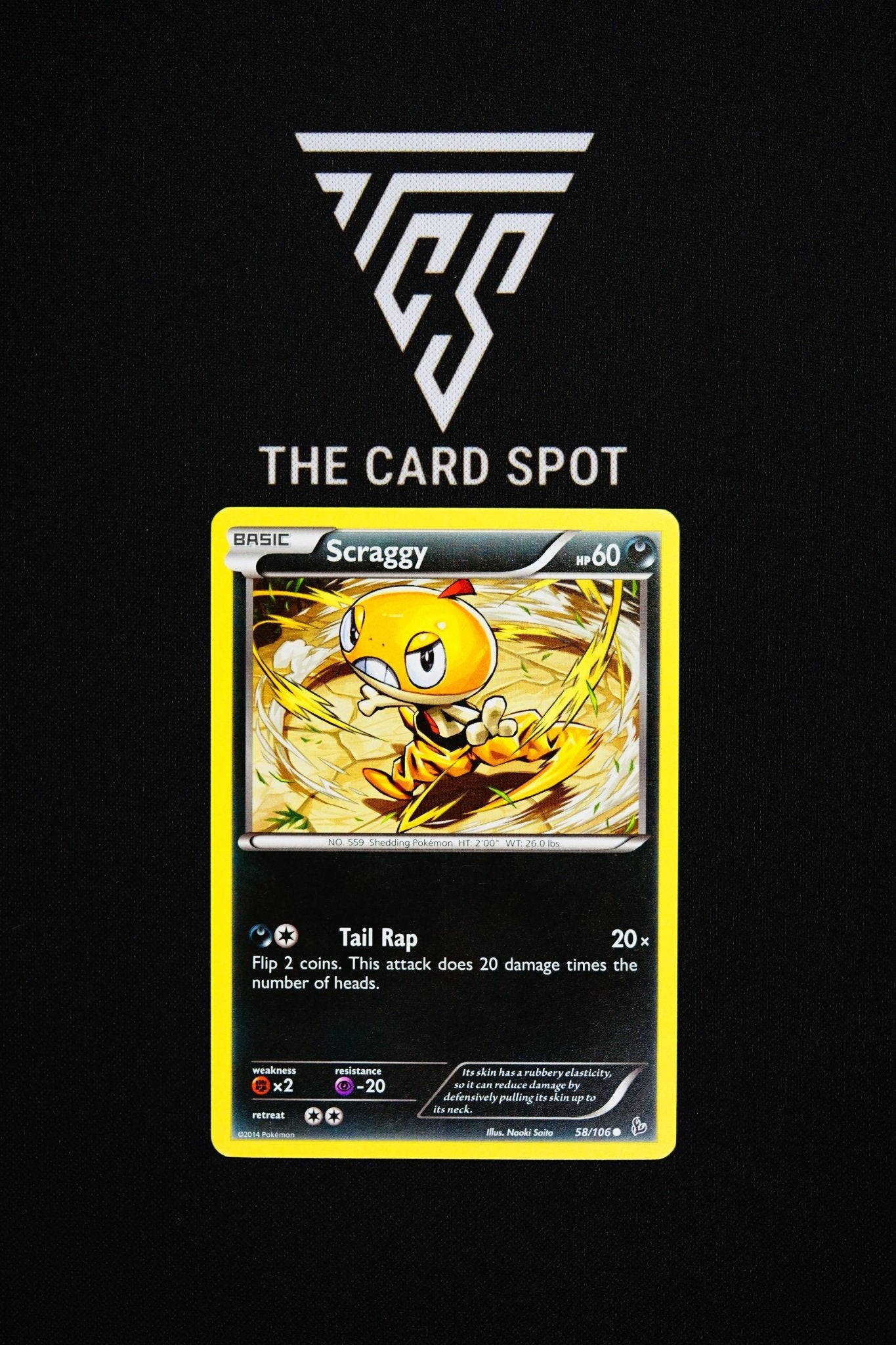 58/106 Scraggy - Pokemon TCG - THE CARD SPOT PTY LTD.