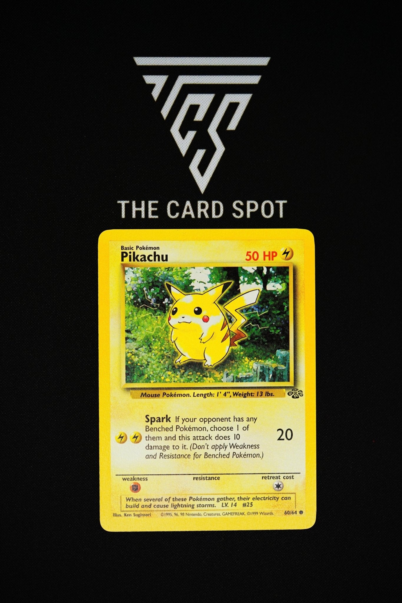 pikachu pokemon card 60 64 60/64 Pikachu Jungle