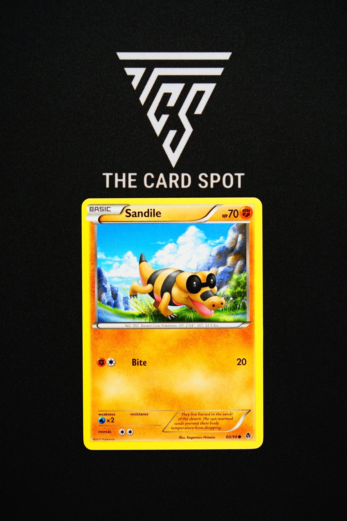 60/98 Sandile - Pokemon TCG - THE CARD SPOT PTY LTD.